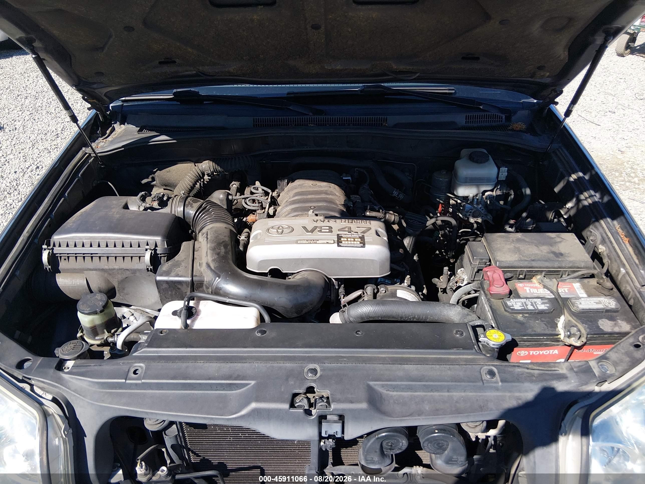 2005 Toyota 4runner Sr5 V8 Gray vin: JTEBT14R850055846