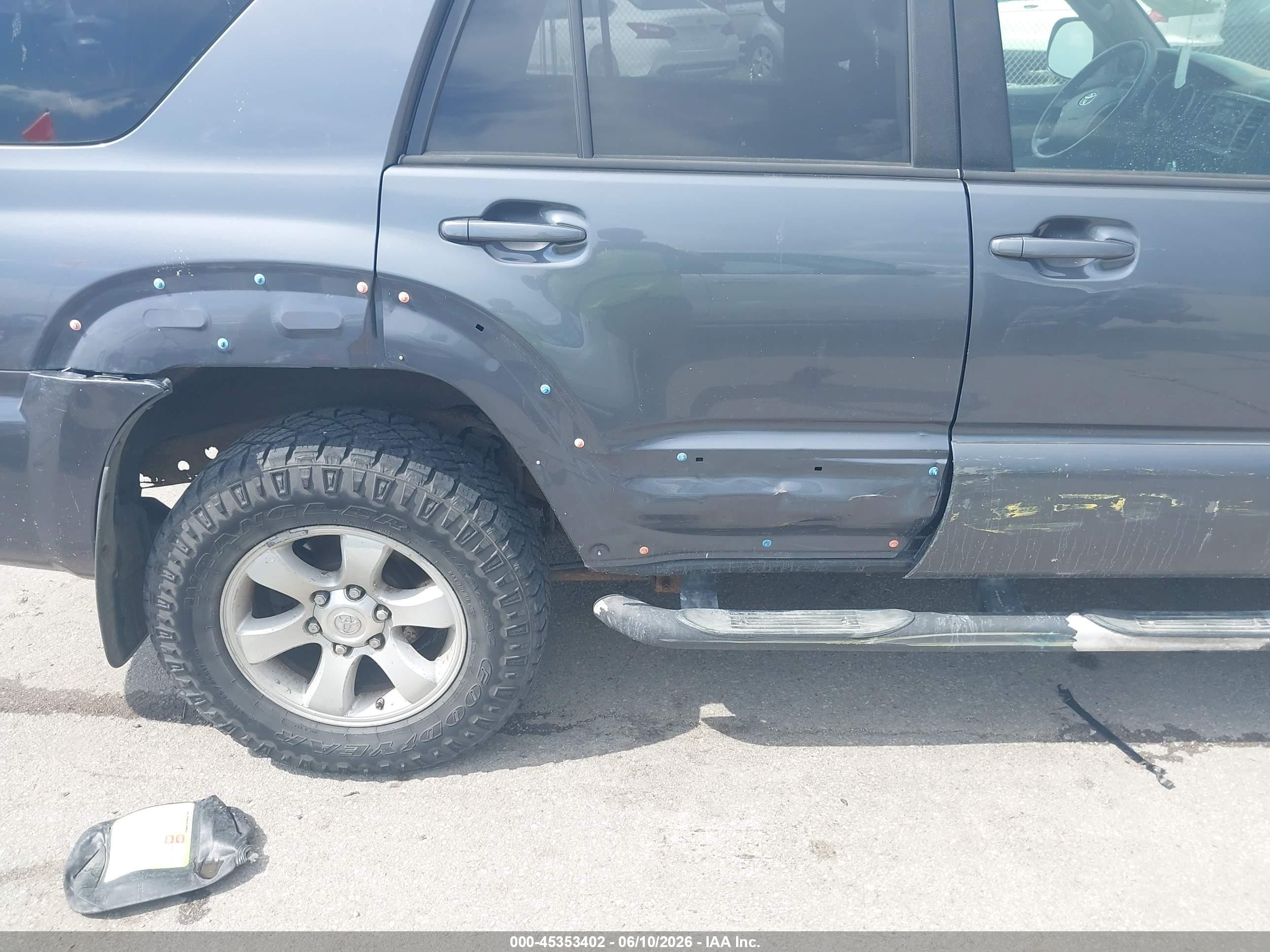 2006 Toyota 4runner Sr5 Sport V8 Серый vin: JTEBT14R868033414