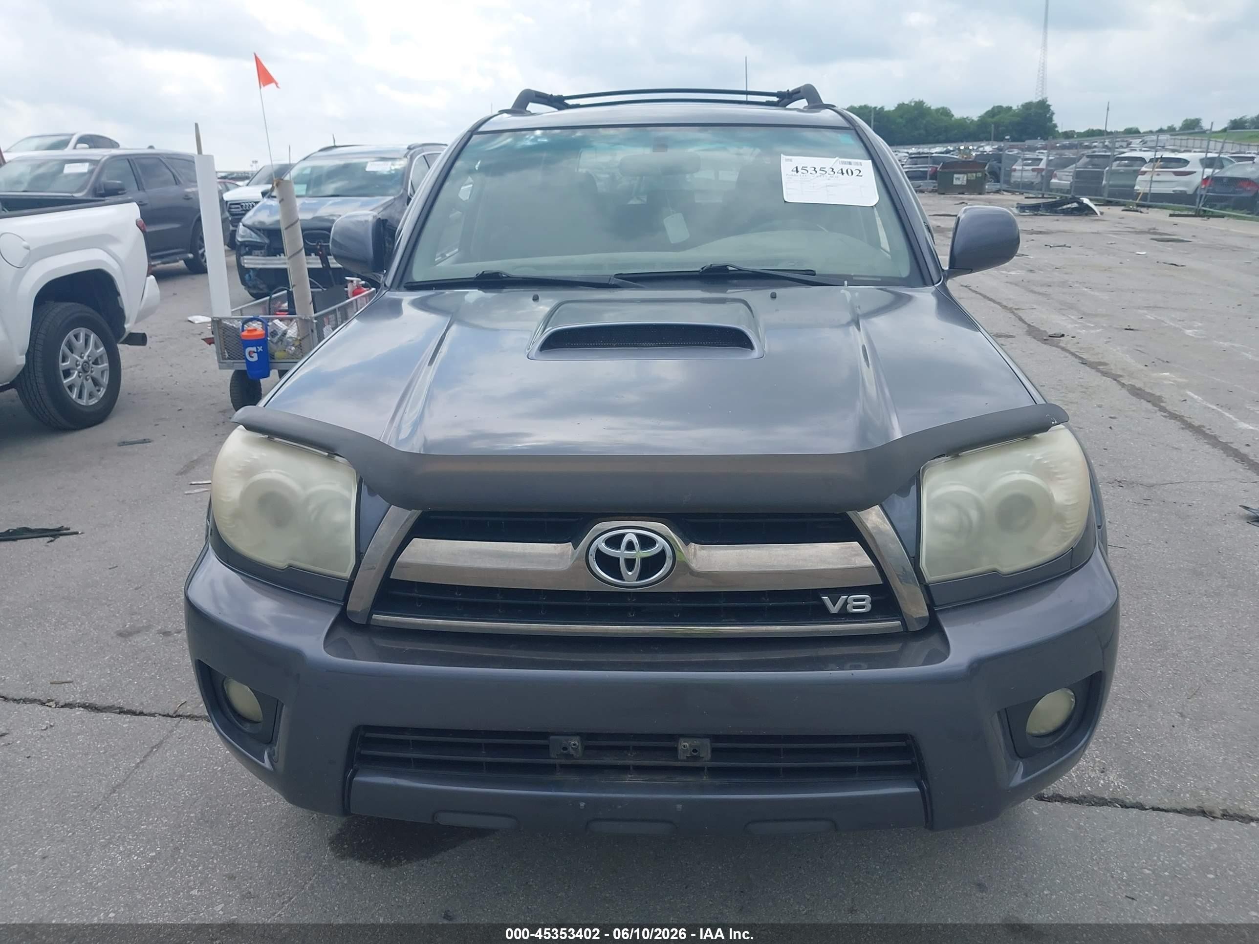 2006 Toyota 4runner Sr5 Sport V8 Серый vin: JTEBT14R868033414
