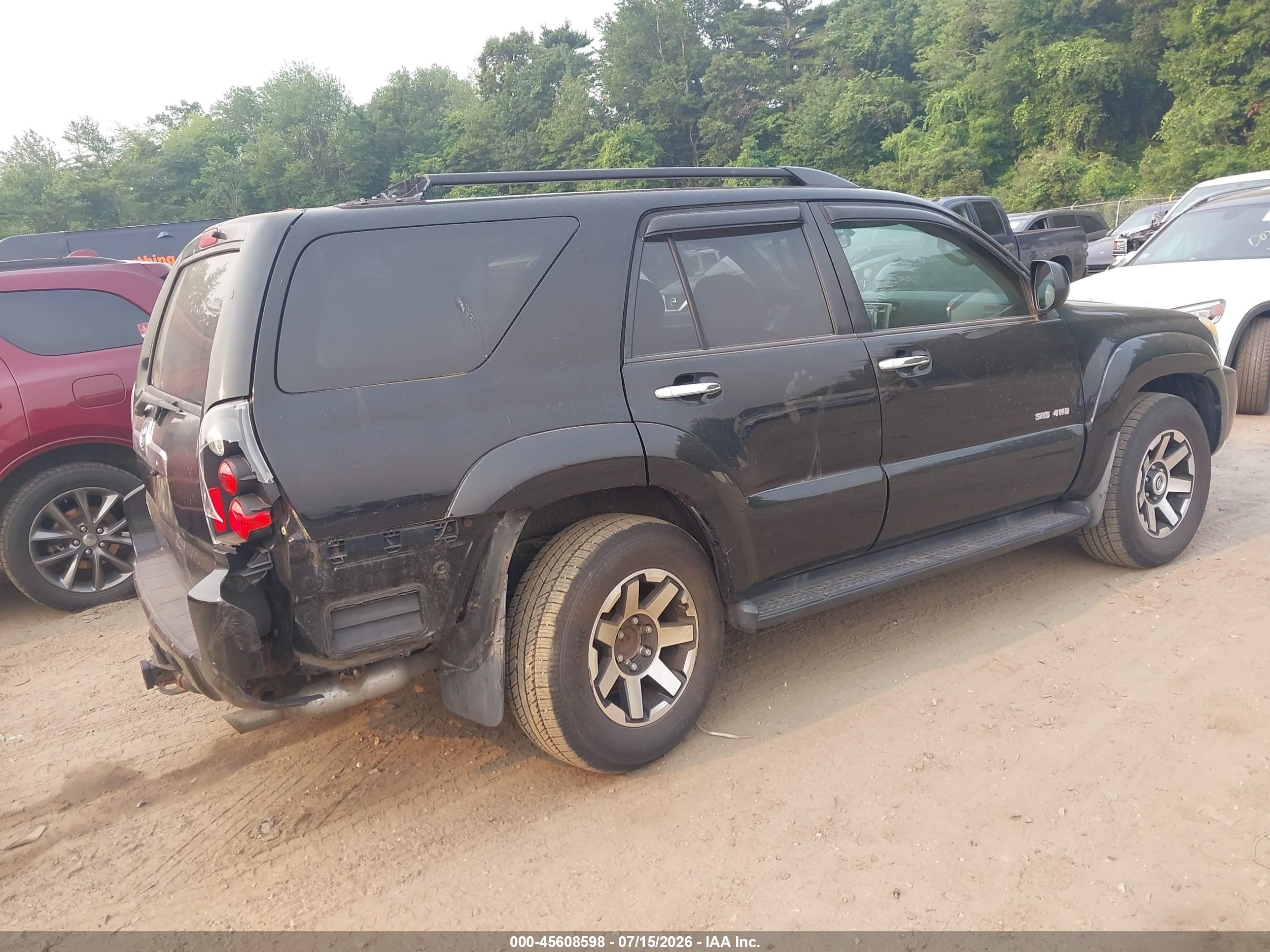 2007 Toyota 4runner Sr5 Черный vin: JTEBT14R870066154