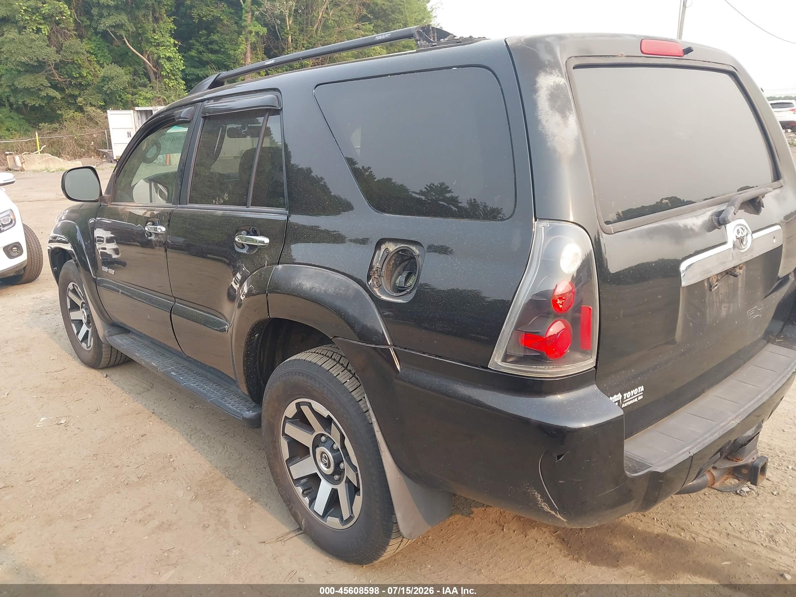 2007 Toyota 4runner Sr5 Черный vin: JTEBT14R870066154