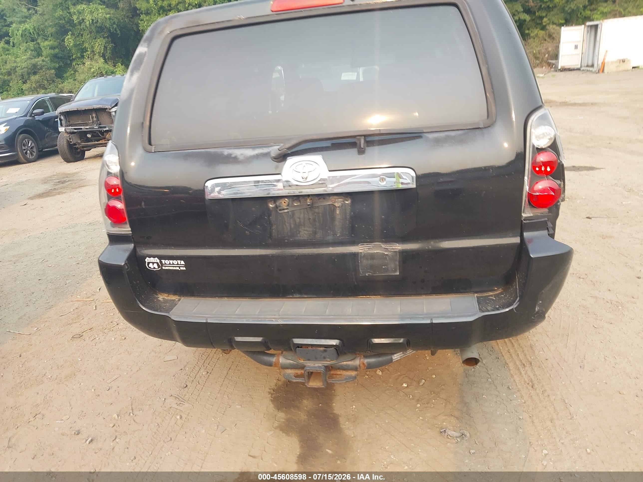2007 Toyota 4runner Sr5 Черный vin: JTEBT14R870066154