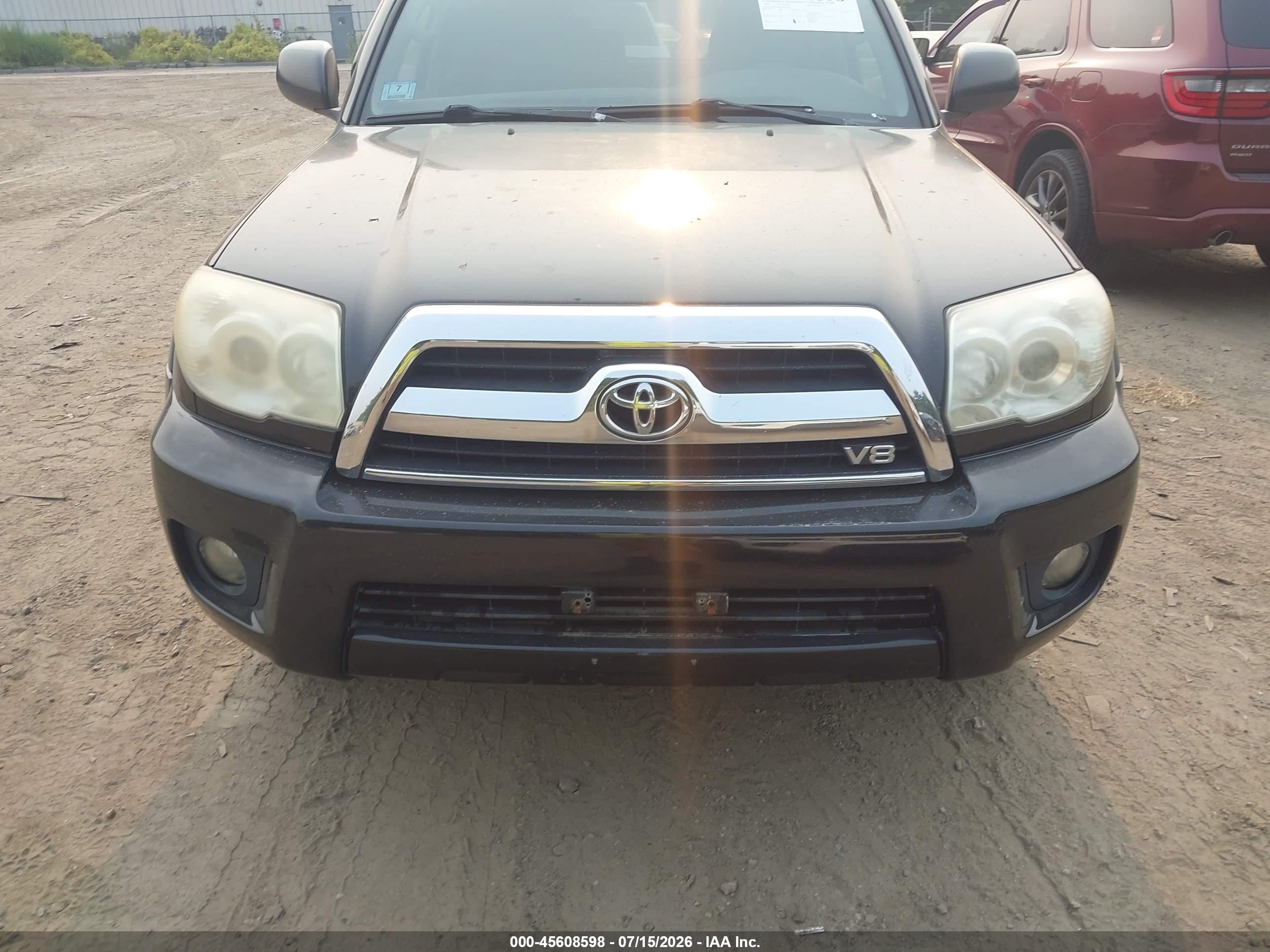 2007 Toyota 4runner Sr5 Черный vin: JTEBT14R870066154