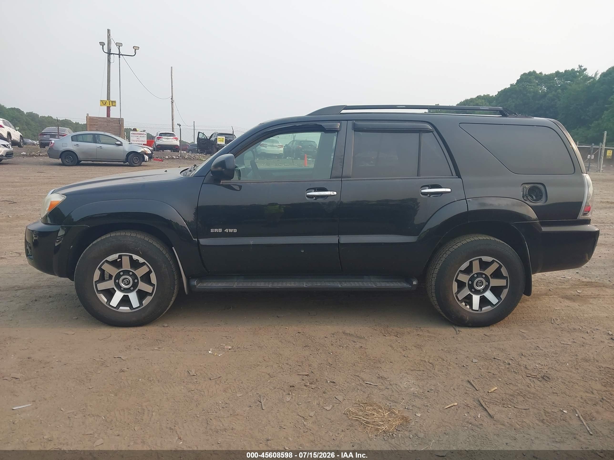 2007 Toyota 4runner Sr5 Черный vin: JTEBT14R870066154