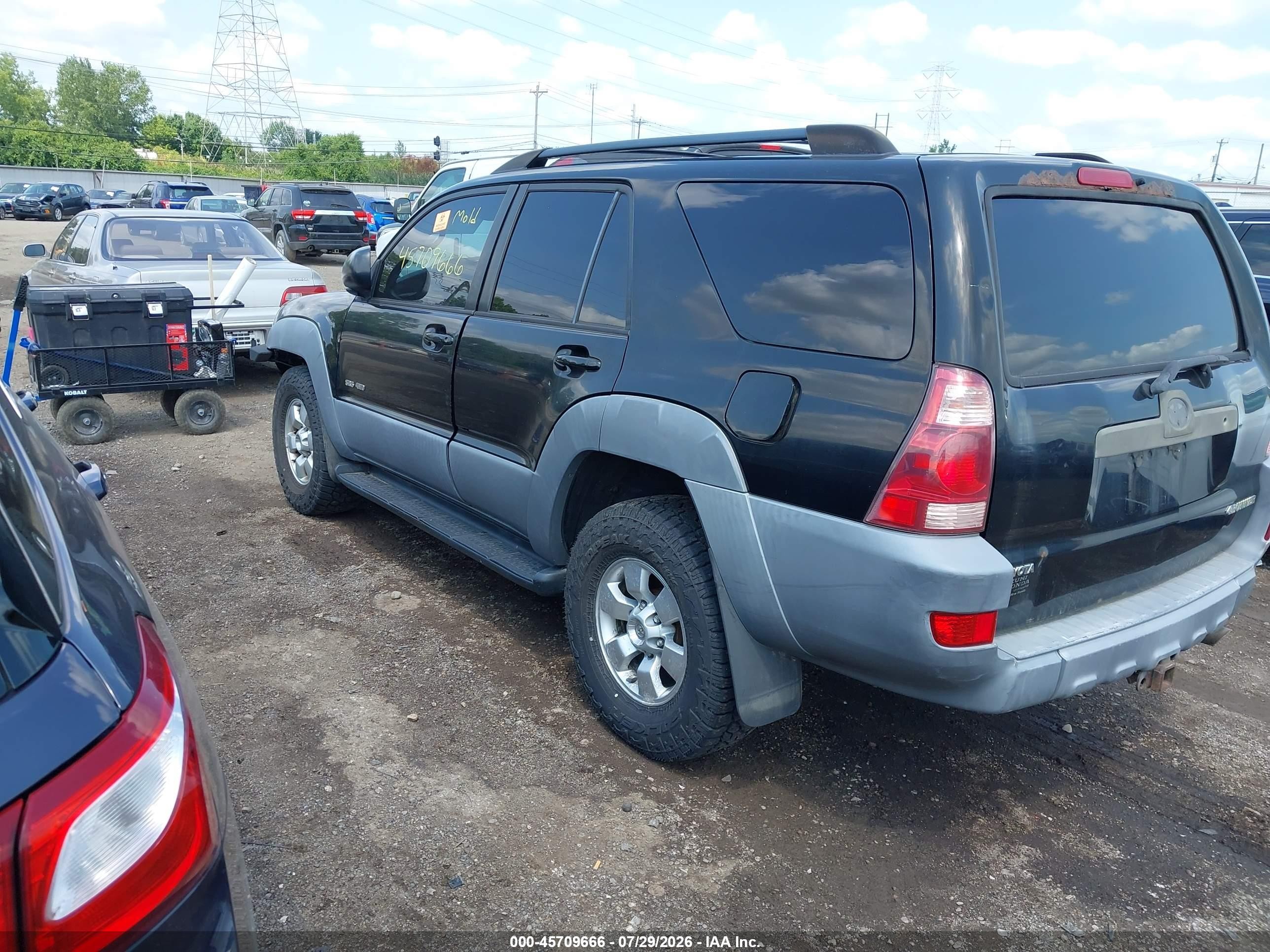 2003 Toyota 4runner Sr5 V8 Черный vin: JTEBT14R930020570