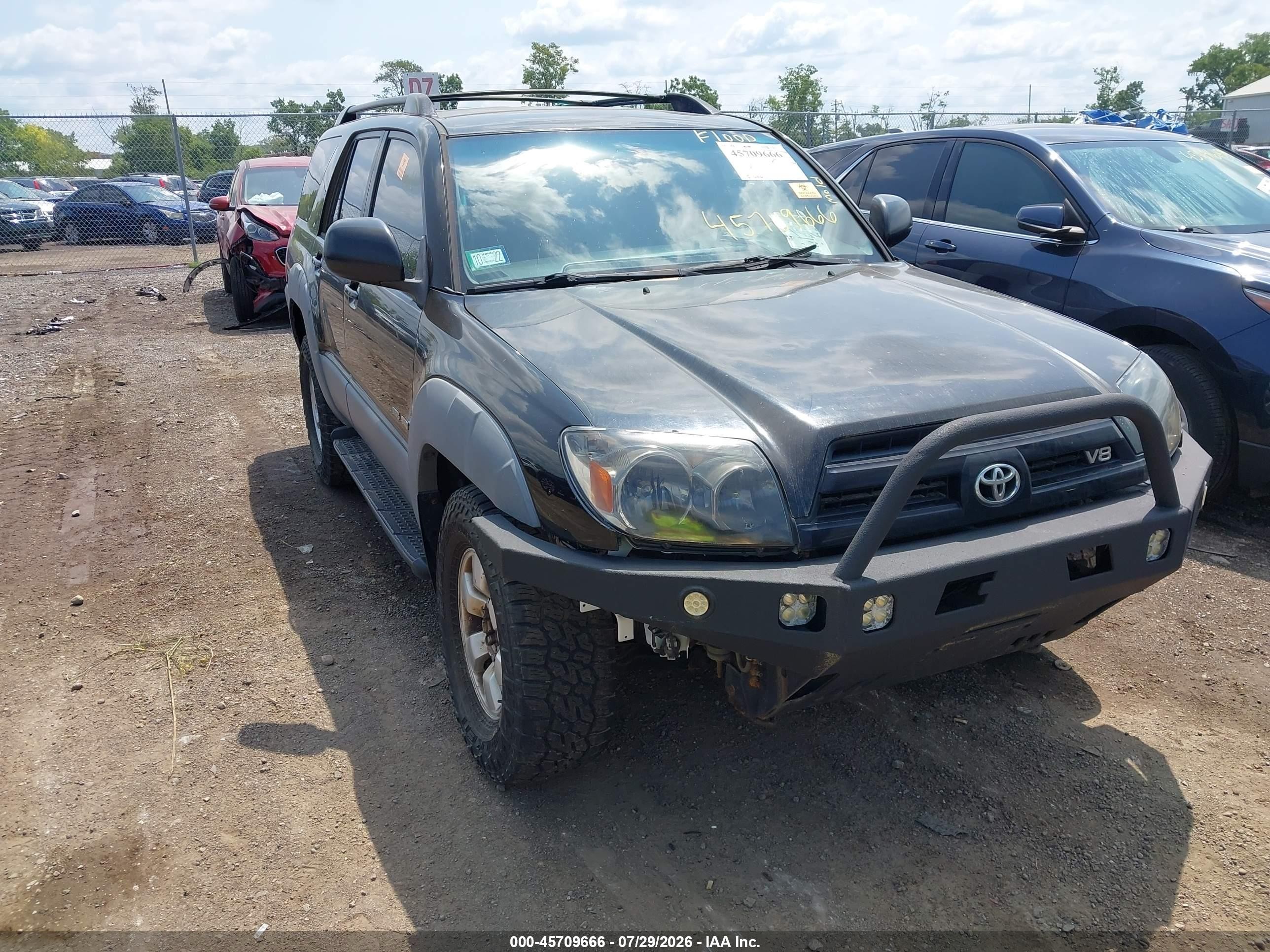 2003 Toyota 4runner Sr5 V8 Черный vin: JTEBT14R930020570