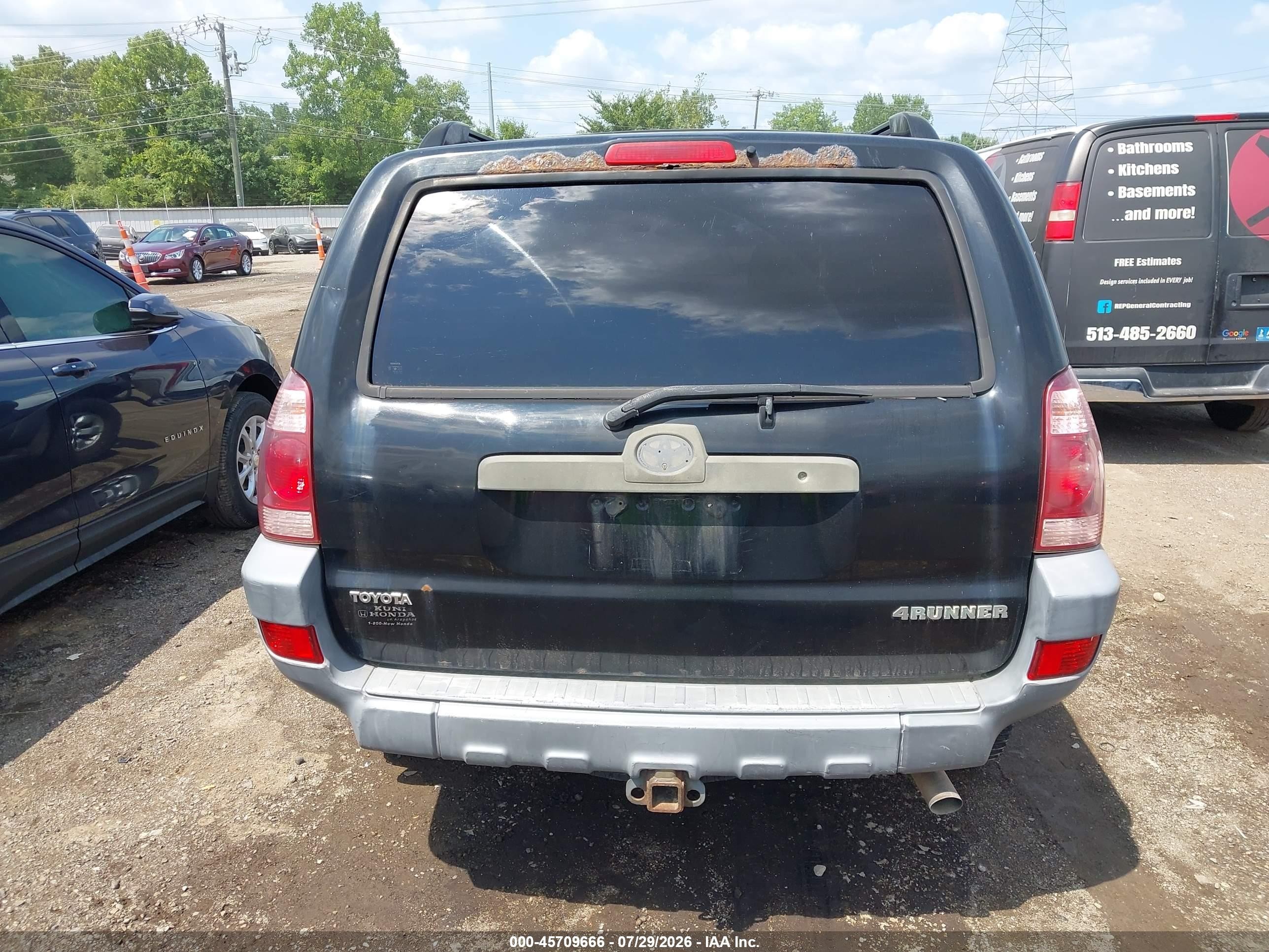2003 Toyota 4runner Sr5 V8 Черный vin: JTEBT14R930020570