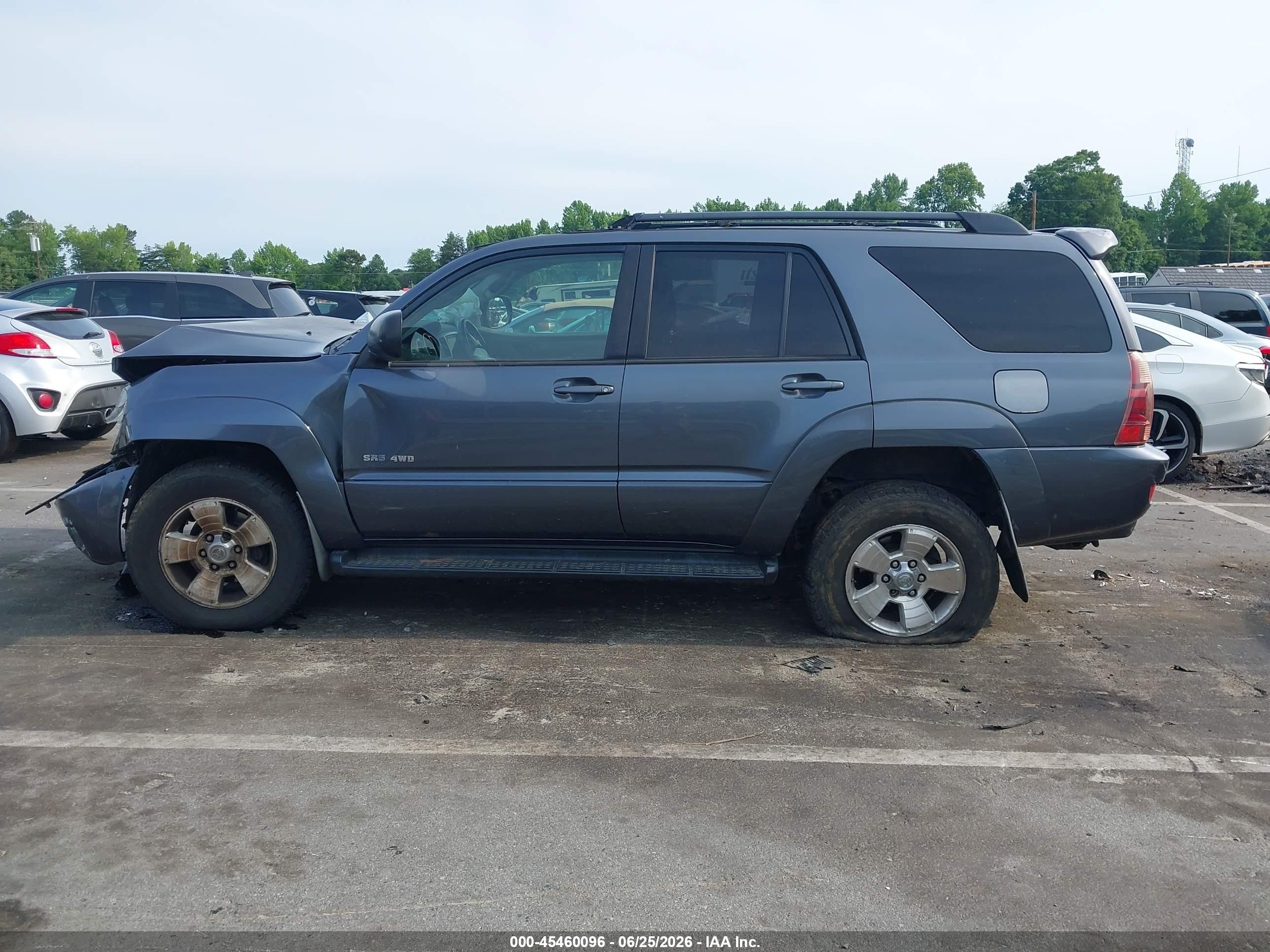 2004 Toyota 4runner Sr5 V8 Серый vin: JTEBT14R940038617