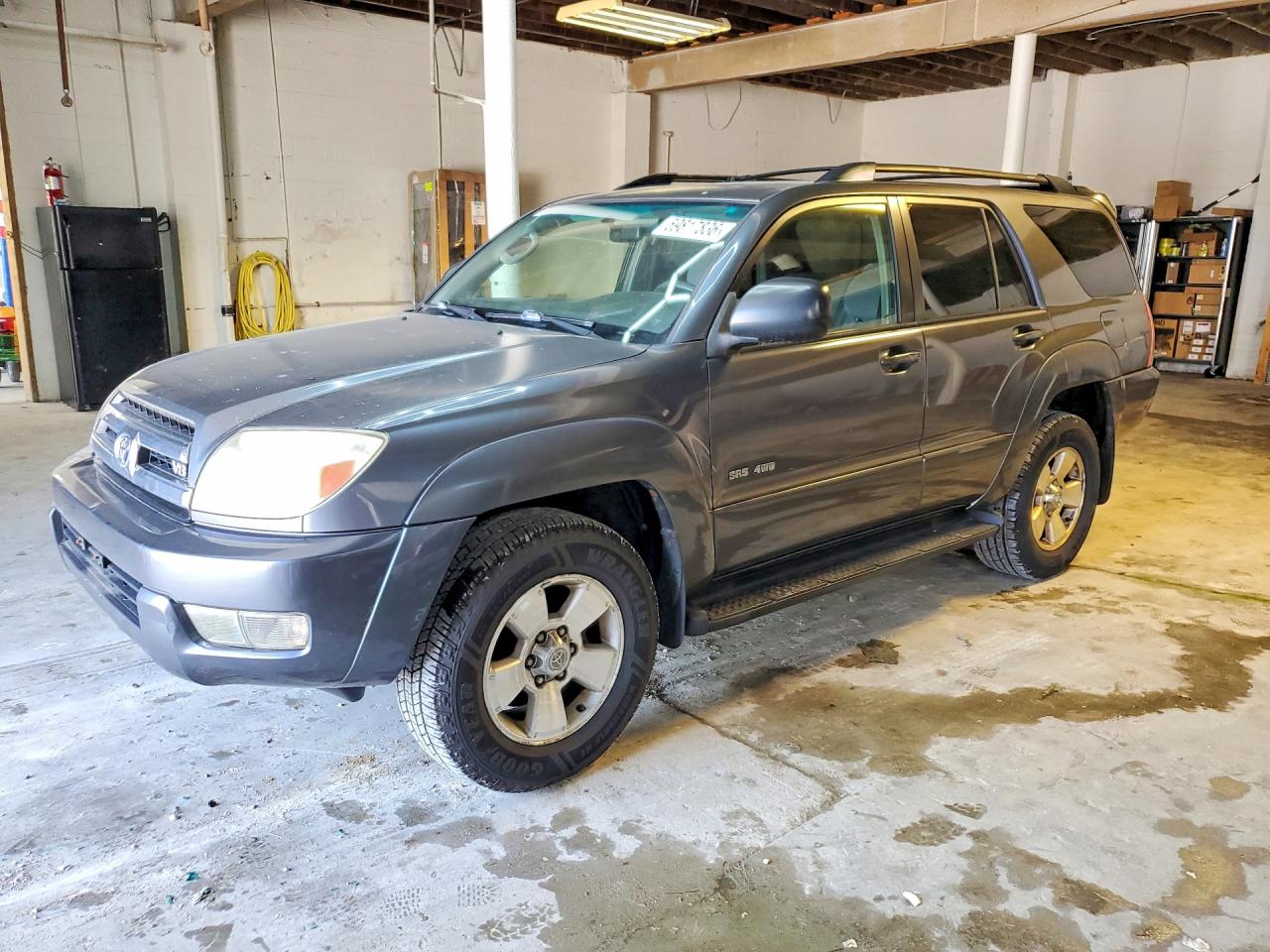 2005 Toyota 4runner Sr5 Gray vin: JTEBT14R958022498