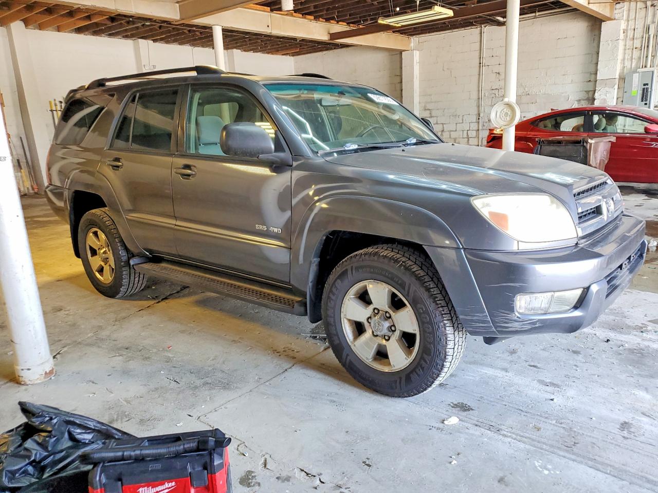 2005 Toyota 4runner Sr5 Gray vin: JTEBT14R958022498