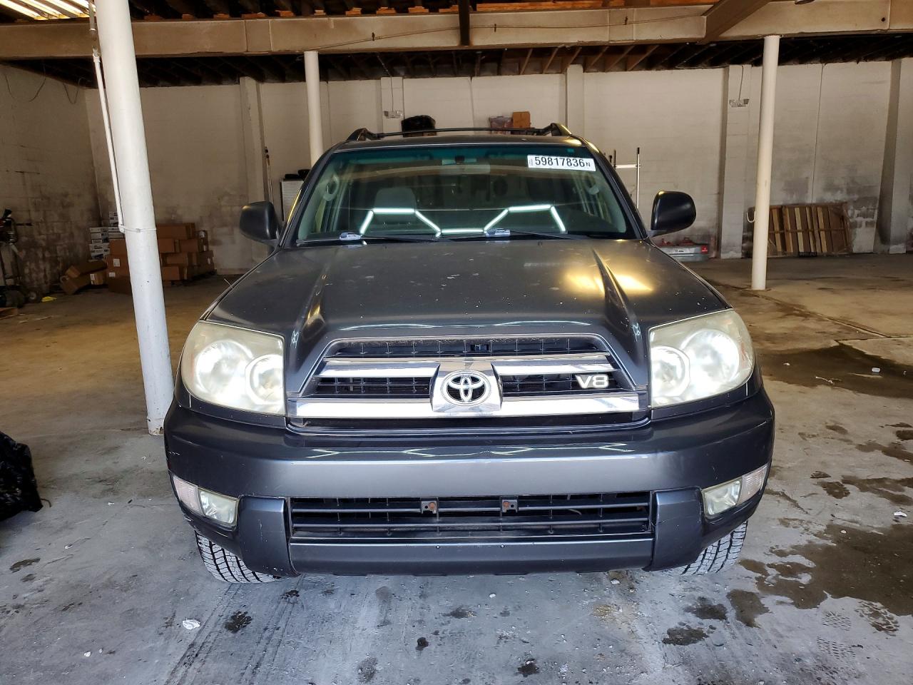 2005 Toyota 4runner Sr5 Gray vin: JTEBT14R958022498