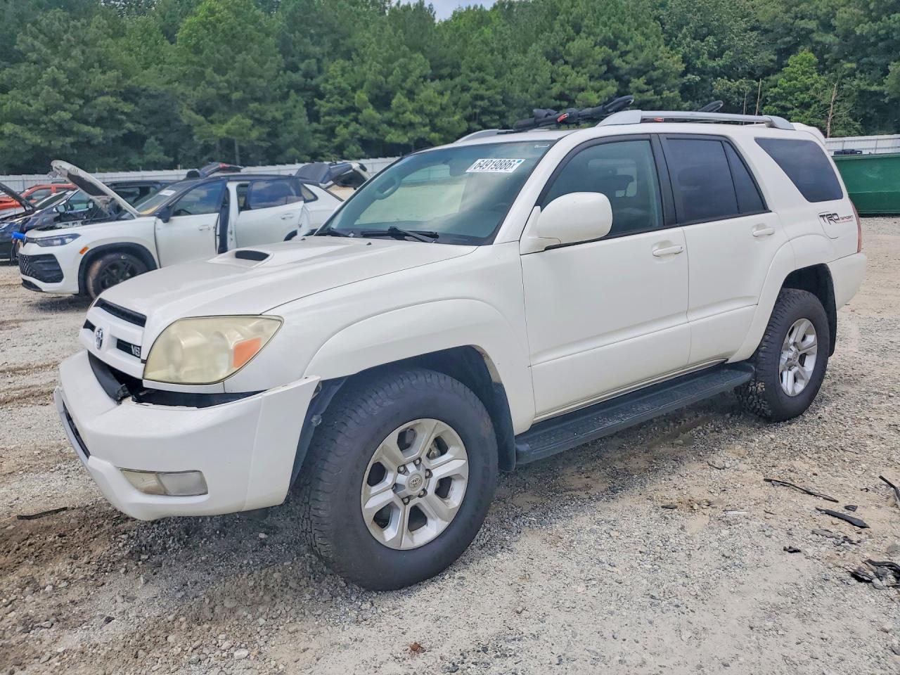 2005 Toyota 4runner Sport Edition White vin: JTEBT14R958028527