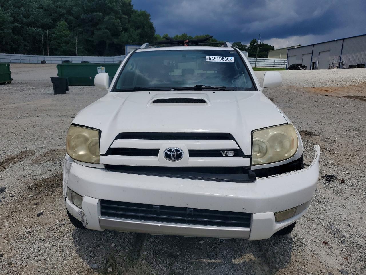 2005 Toyota 4runner Sport Edition White vin: JTEBT14R958028527