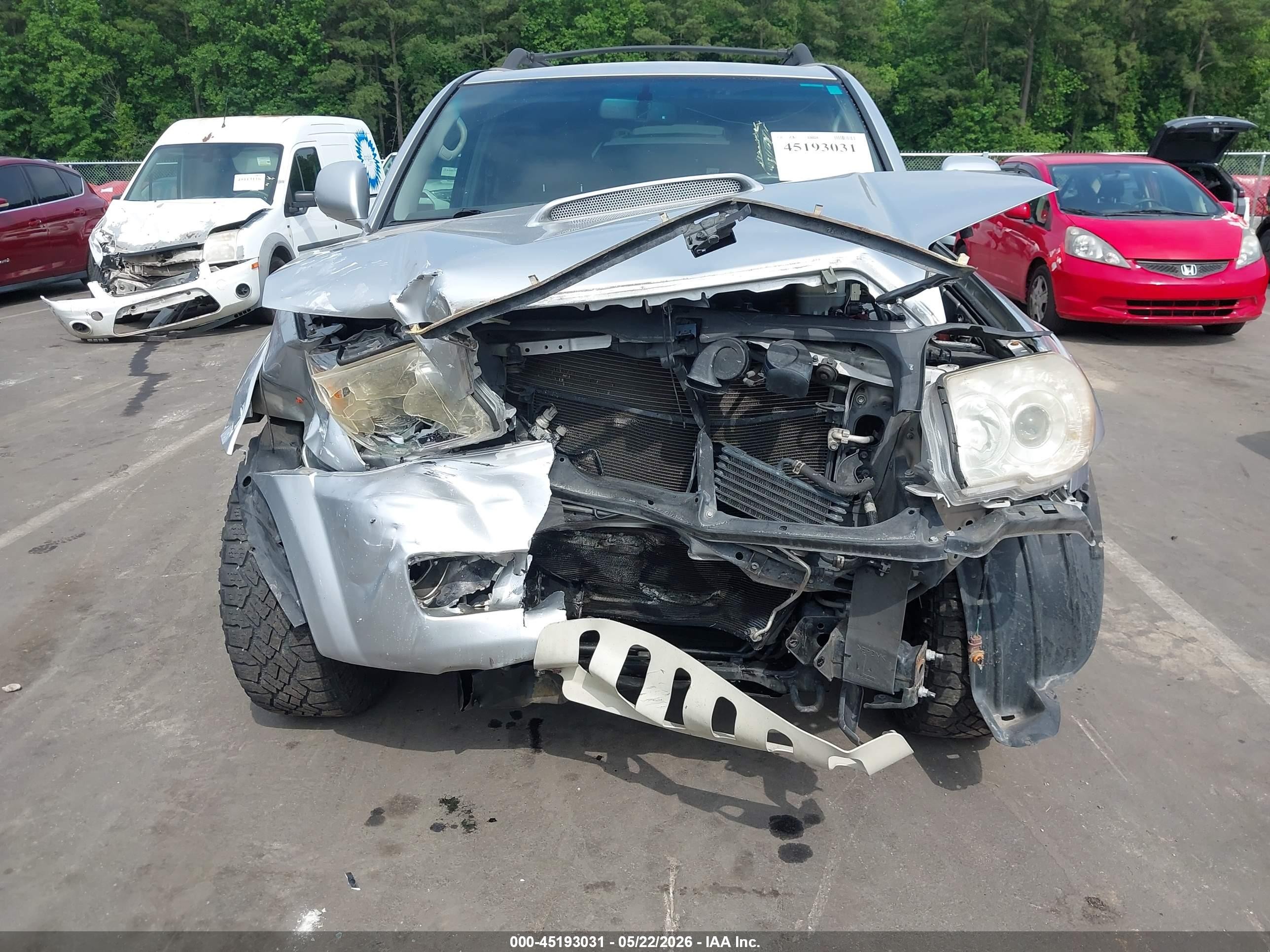2008 Toyota 4runner Sport V8 Silver vin: JTEBT14R98K004767