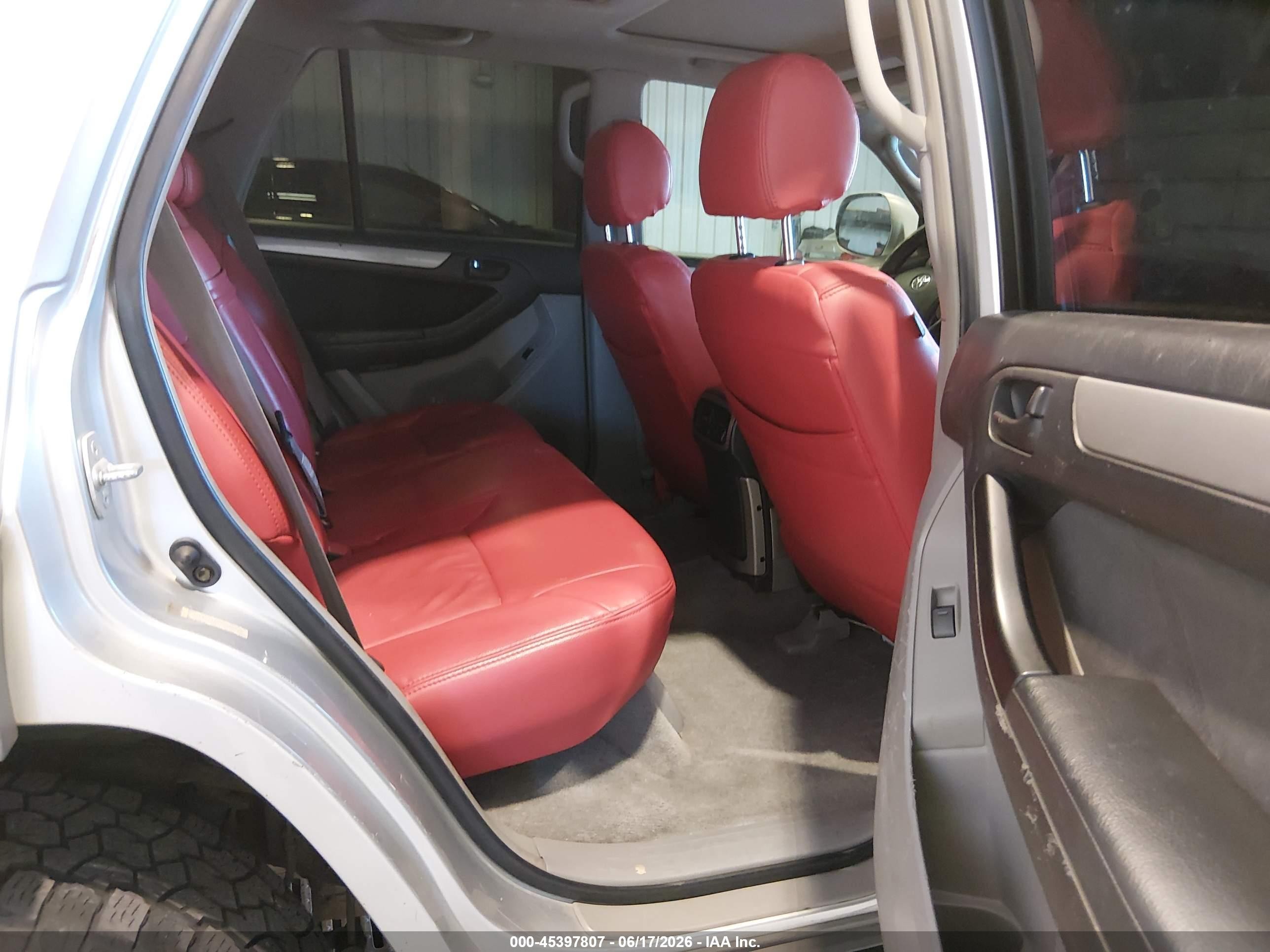 2003 Toyota 4runner Sr5 Sport V8 Silver vin: JTEBT14RX30004734