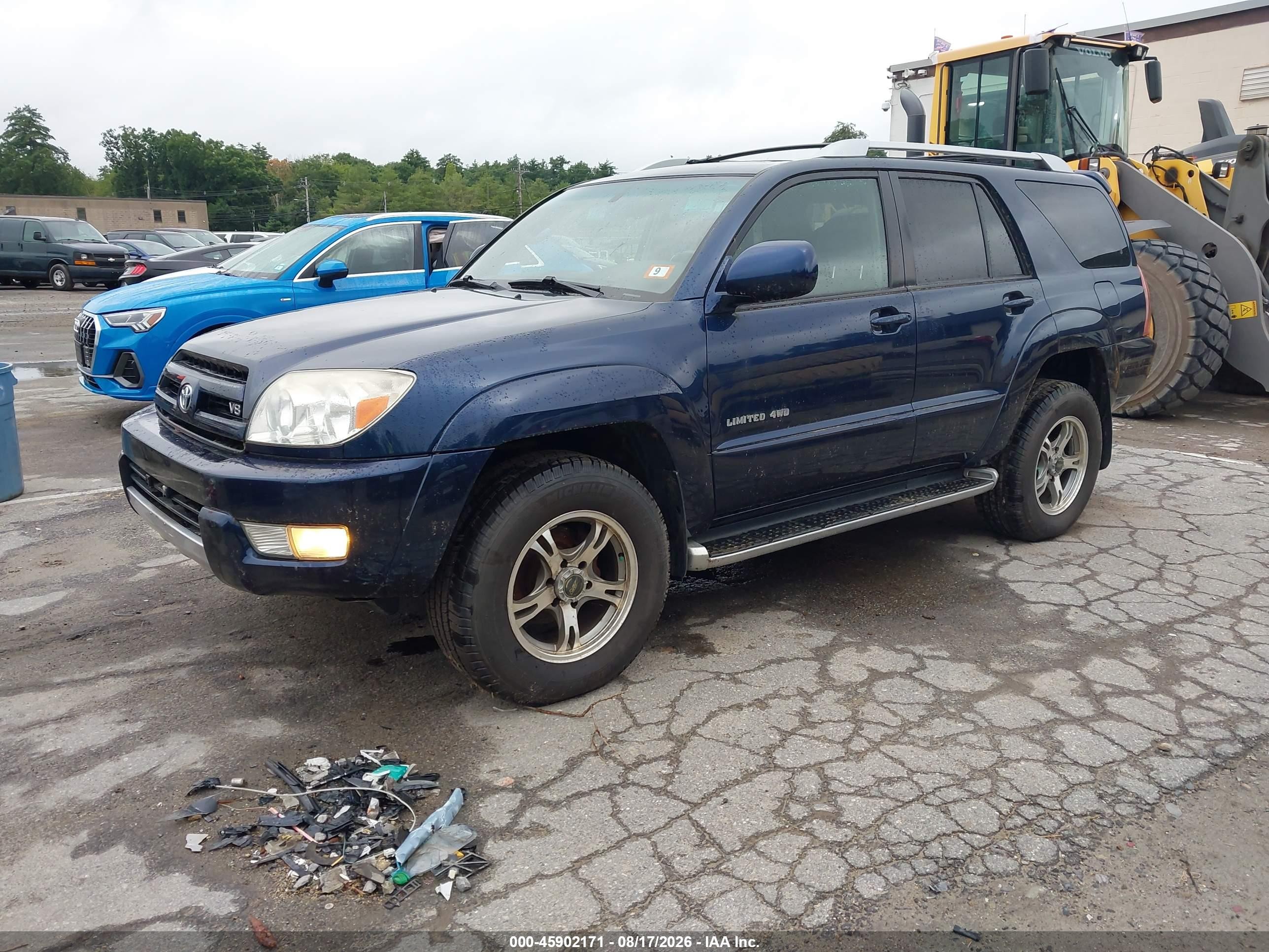2004 Toyota 4runner Limited V8 Dark Blue vin: JTEBT17R048012274