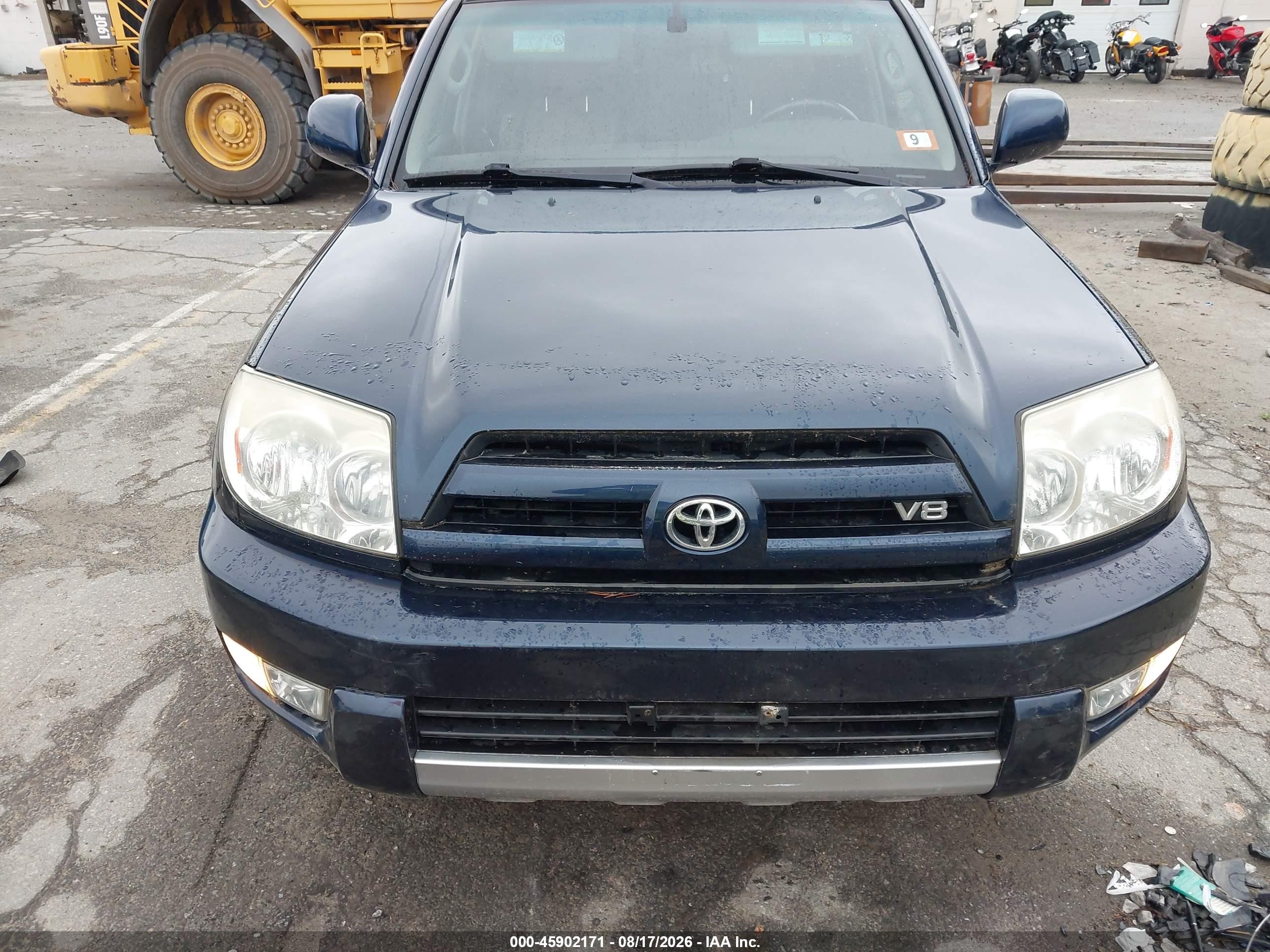 2004 Toyota 4runner Limited V8 Dark Blue vin: JTEBT17R048012274