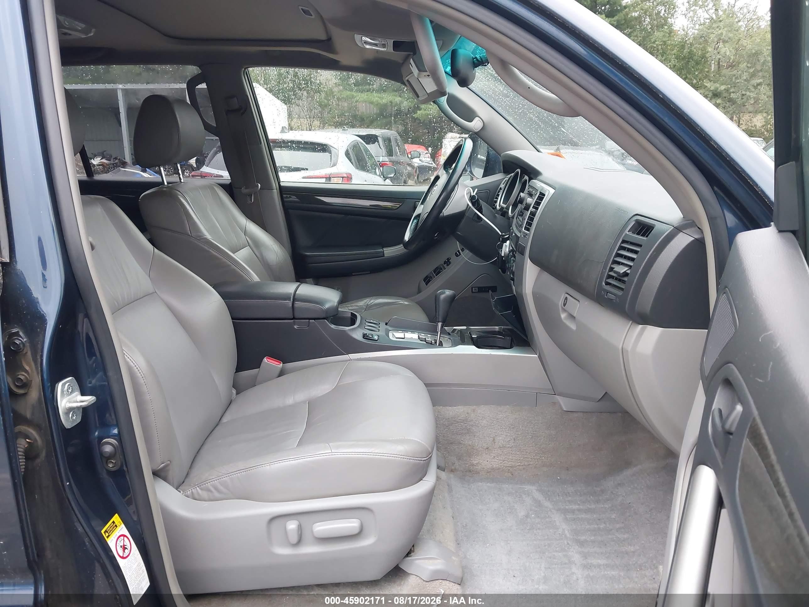 2004 Toyota 4runner Limited V8 Dark Blue vin: JTEBT17R048012274