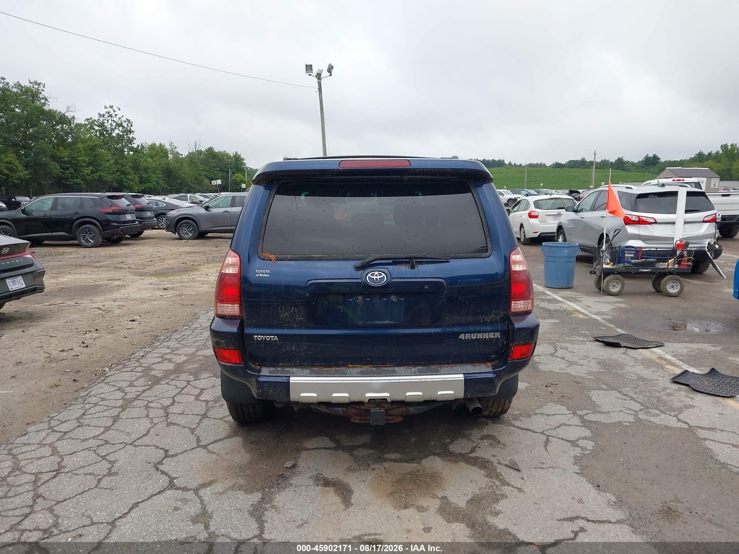 2004 Toyota 4runner Limited V8 Dark Blue vin: JTEBT17R048012274