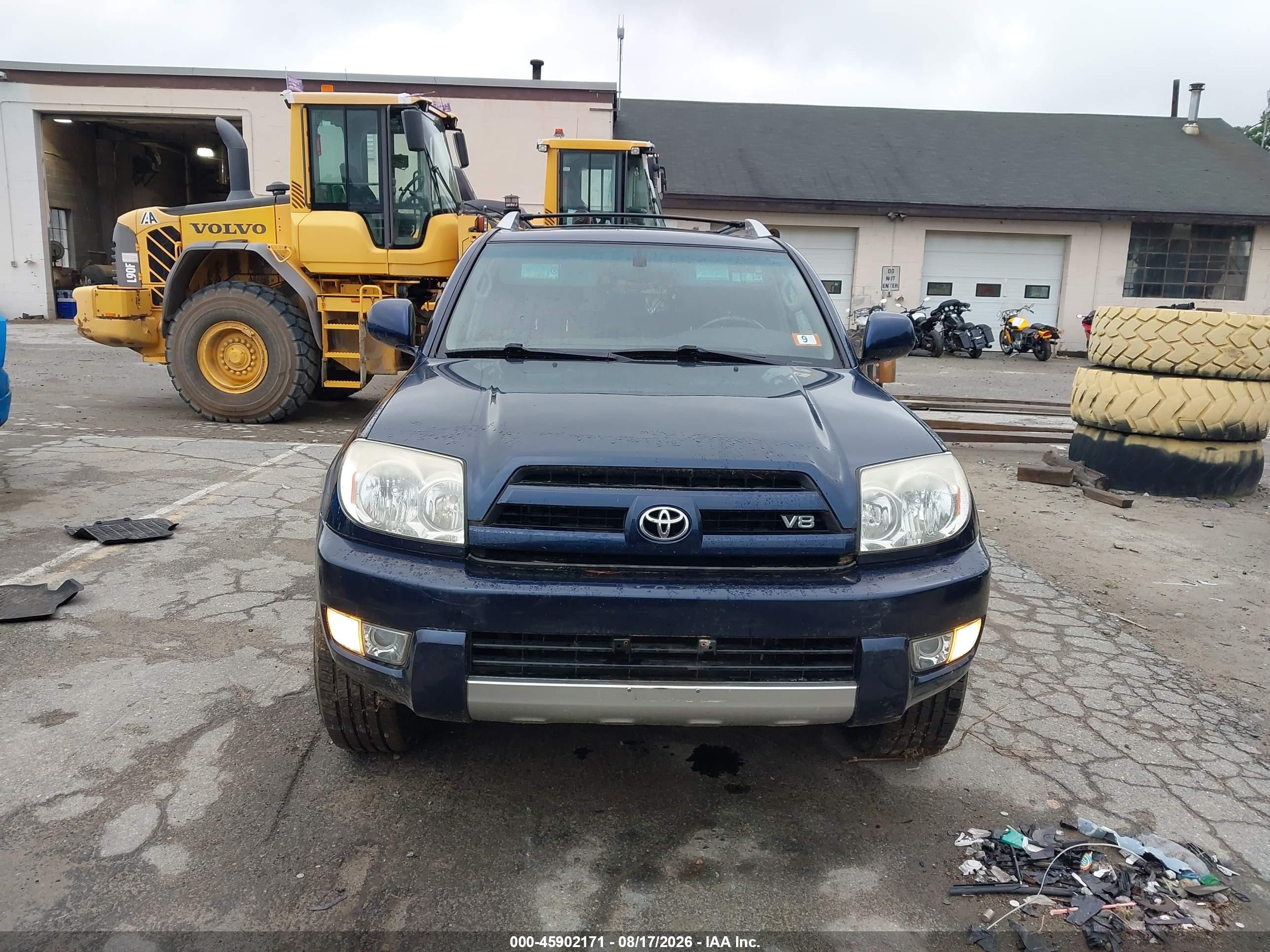 2004 Toyota 4runner Limited V8 Dark Blue vin: JTEBT17R048012274