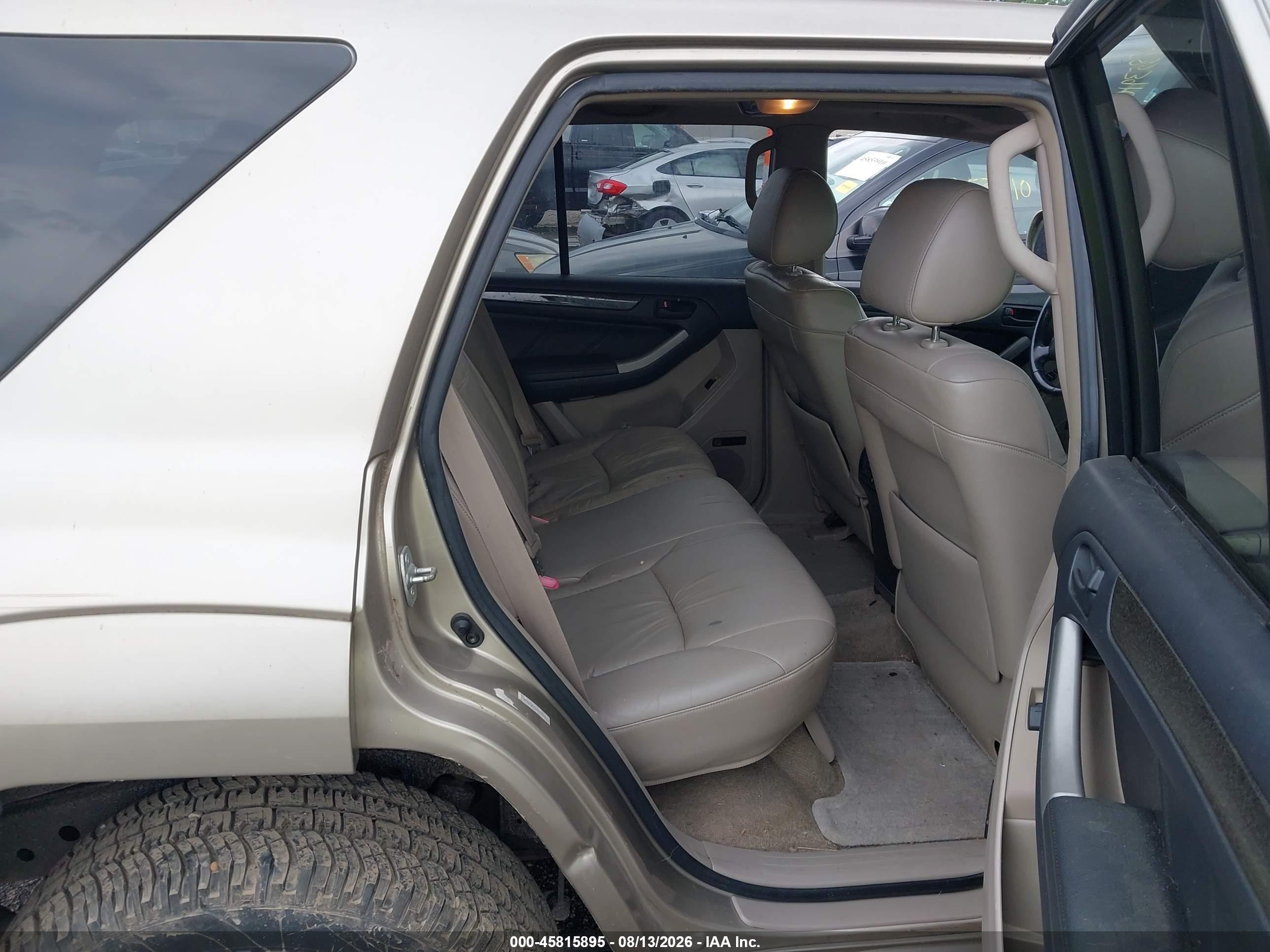 2005 Toyota 4runner Limited V8 Beige vin: JTEBT17R050052452