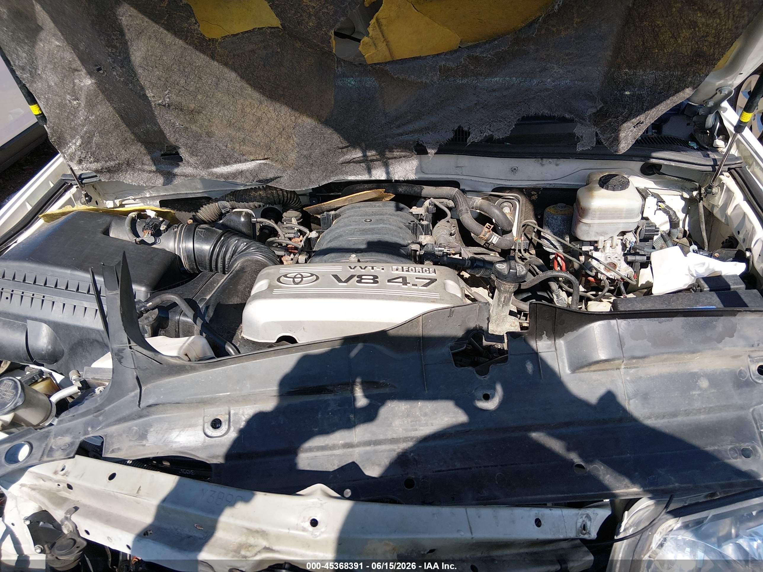 2006 Toyota 4runner Limited V8 White vin: JTEBT17R060058933