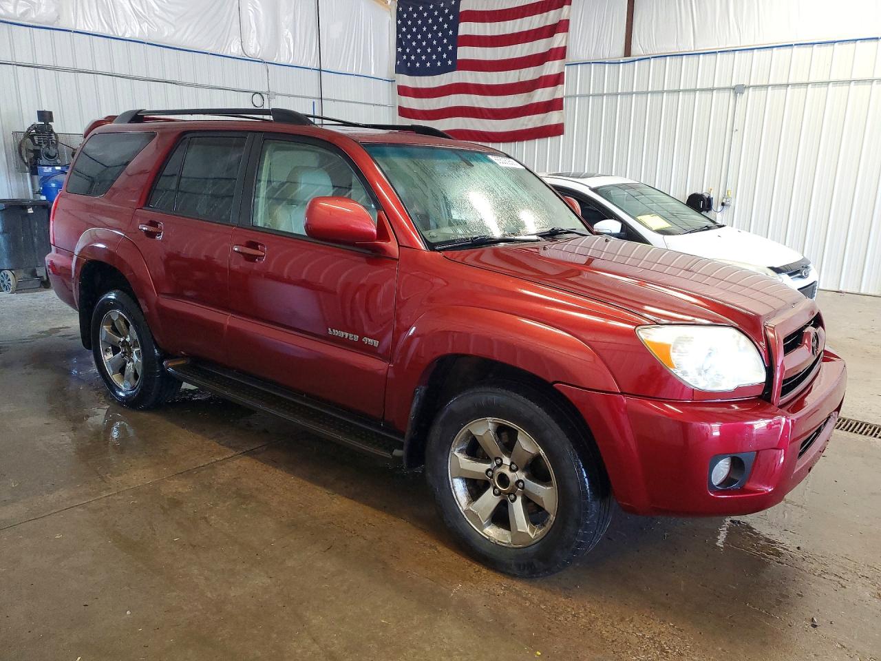 2006 Toyota 4runner Limited Burgundy vin: JTEBT17R068036223
