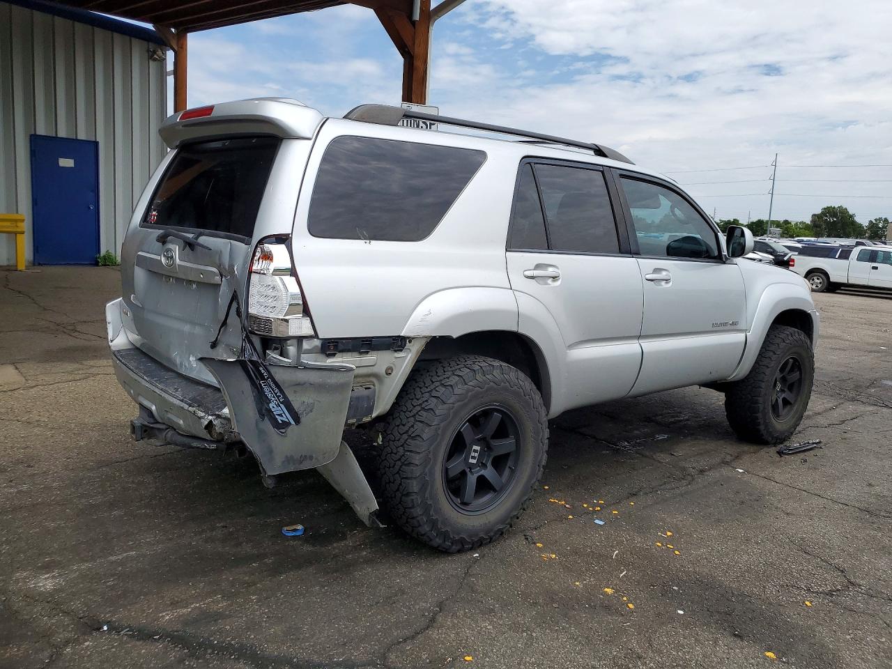 2008 Toyota 4runner Silver vin: JTEBT17R08K006516