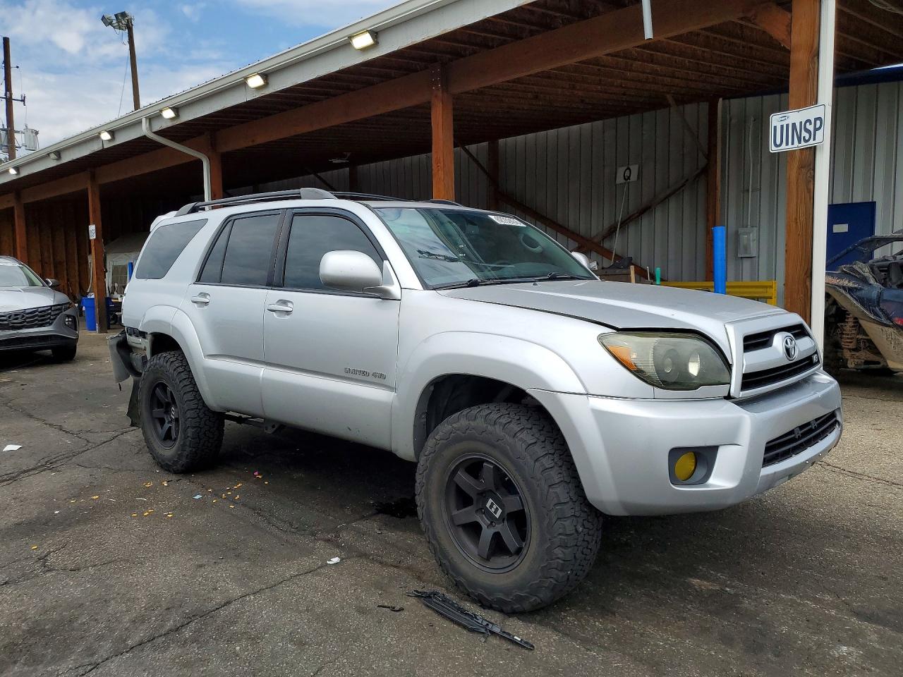 2008 Toyota 4runner Silver vin: JTEBT17R08K006516