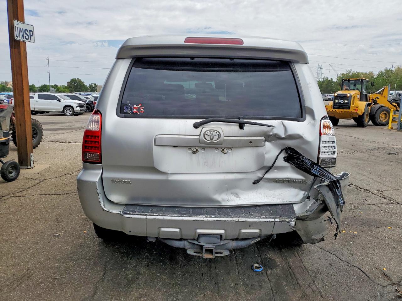 2008 Toyota 4runner Silver vin: JTEBT17R08K006516