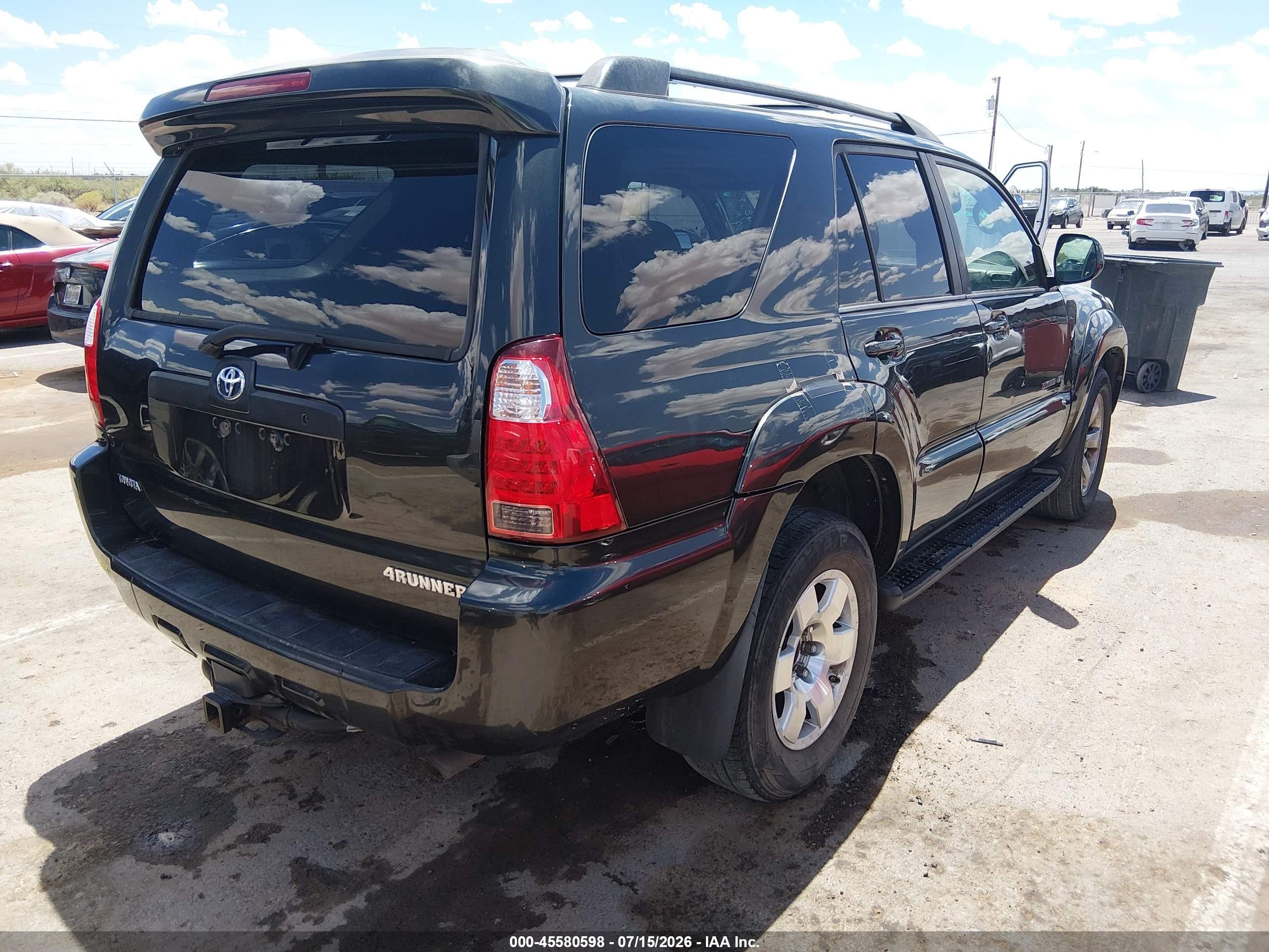 2009 Toyota 4runner Limited V8 Black vin: JTEBT17R09K006839