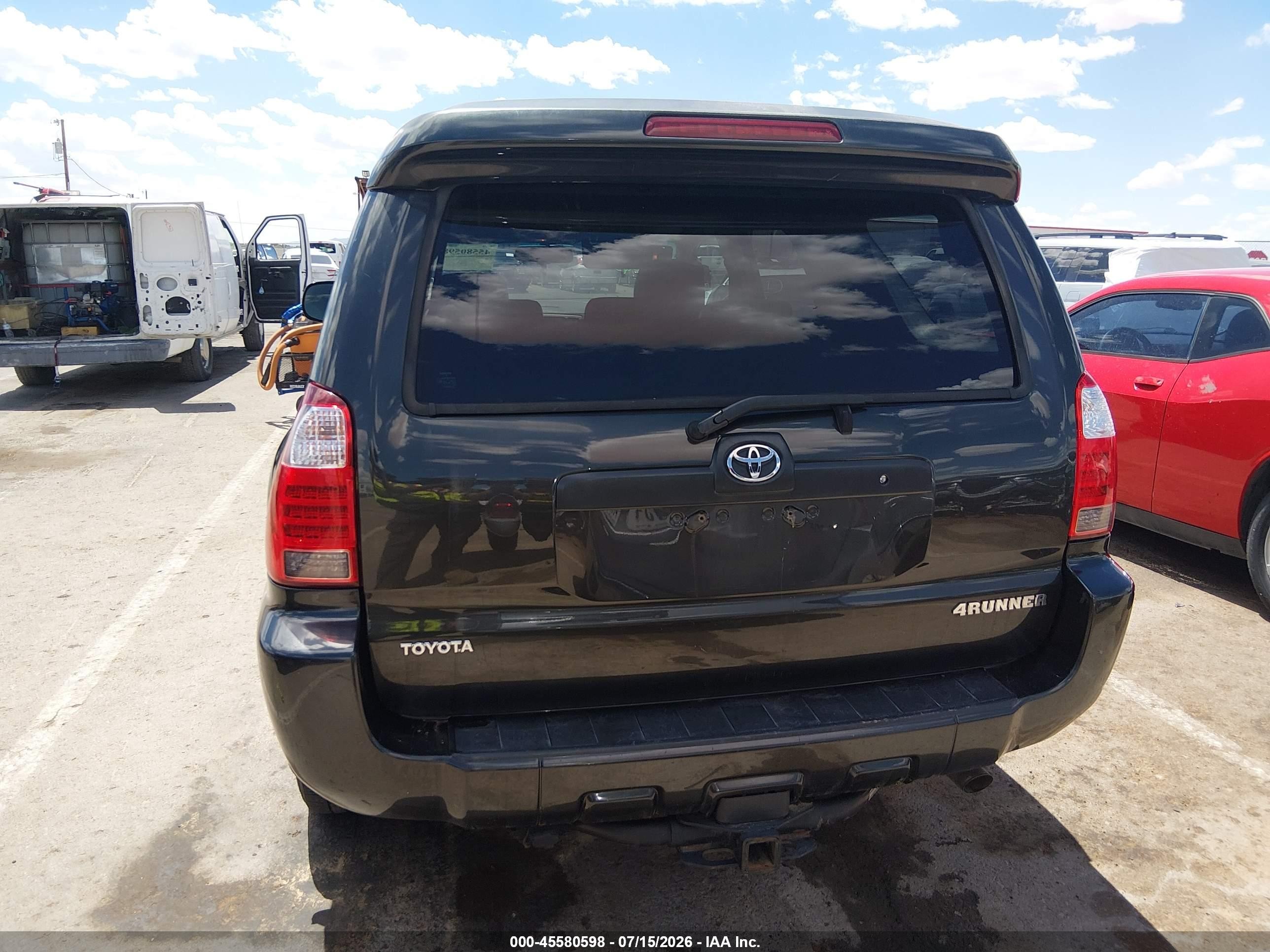 2009 Toyota 4runner Limited V8 Black vin: JTEBT17R09K006839