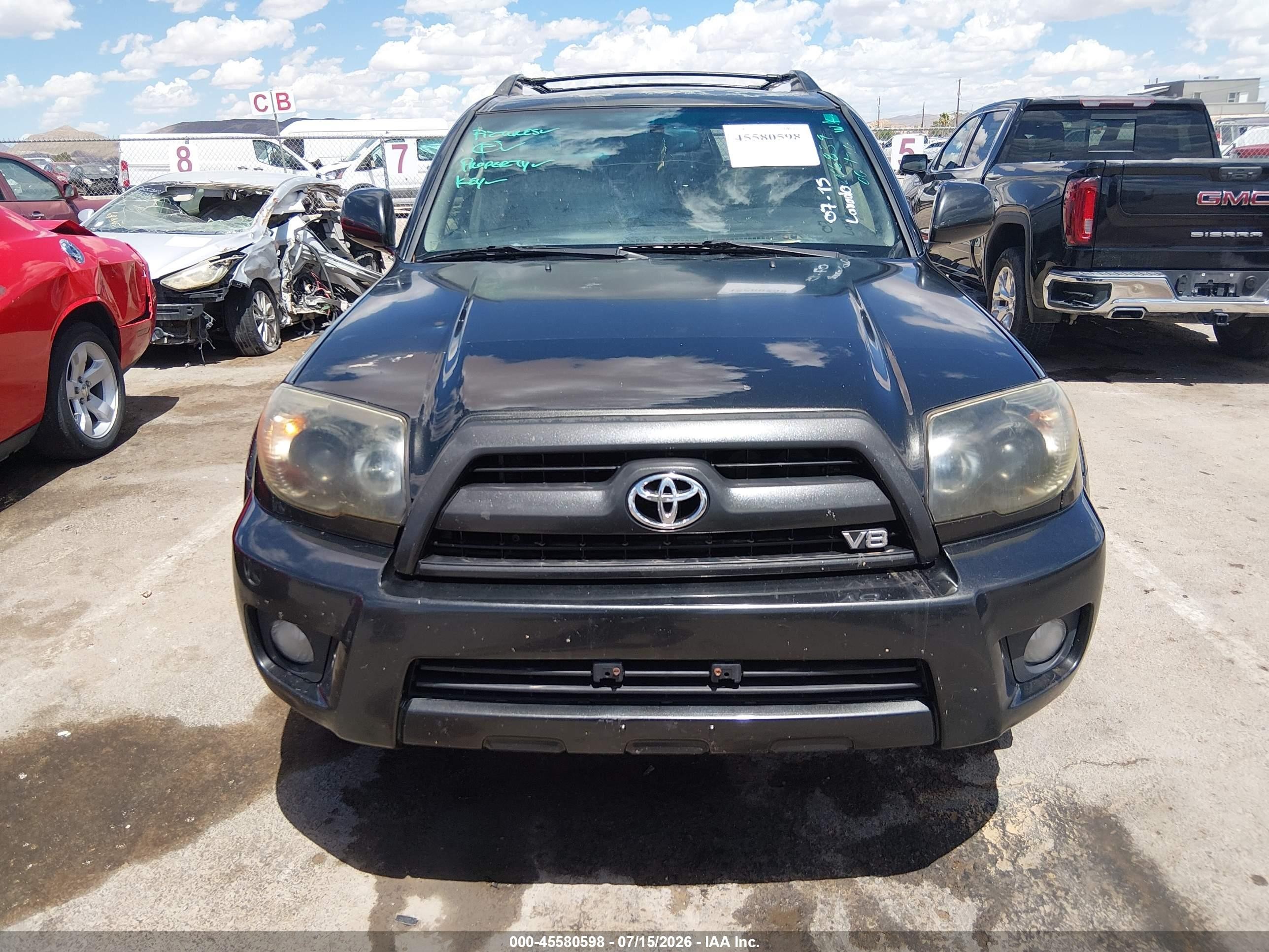 2009 Toyota 4runner Limited V8 Black vin: JTEBT17R09K006839