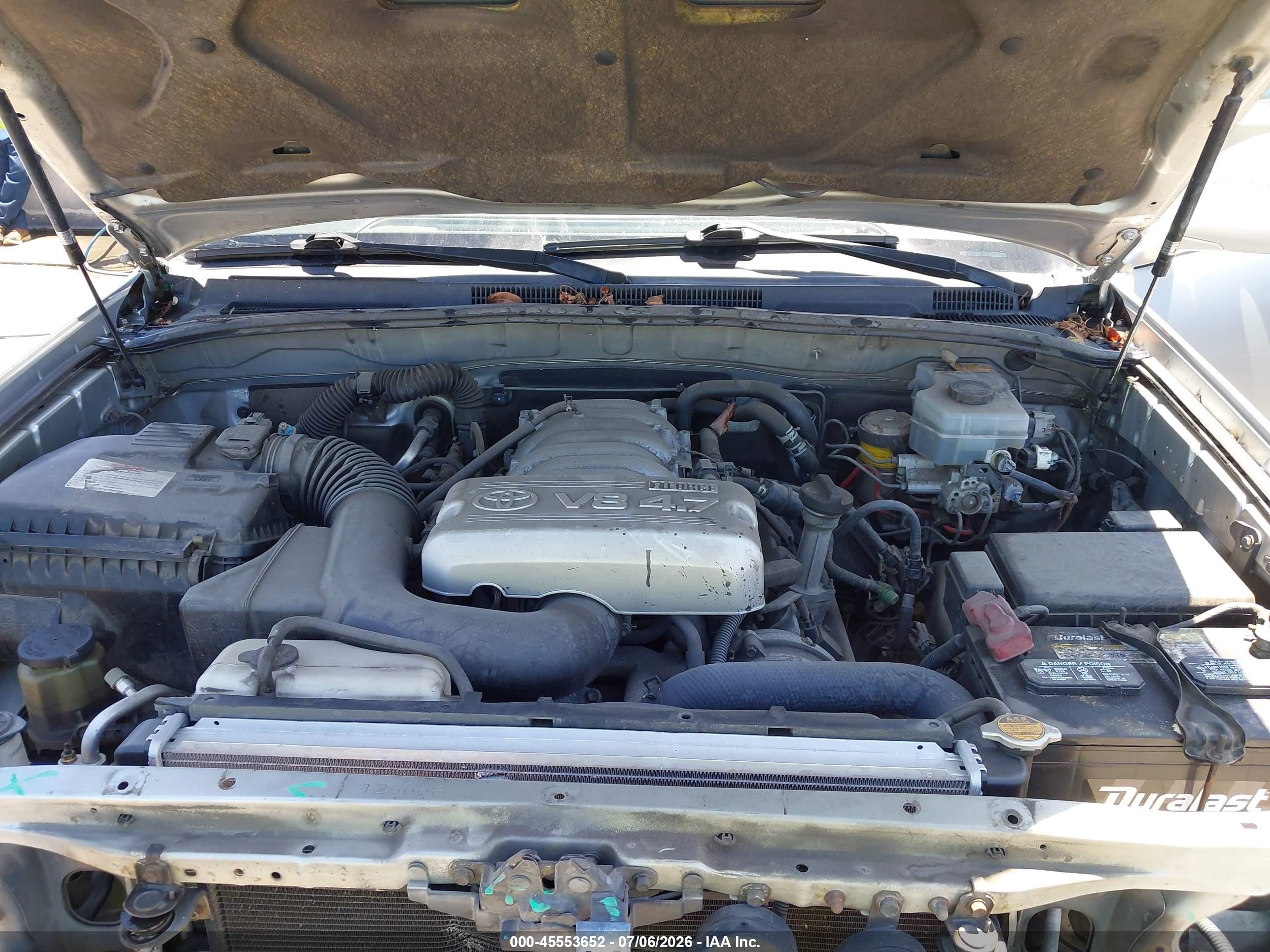 2003 Toyota 4runner Limited V8 Silver vin: JTEBT17R138004313