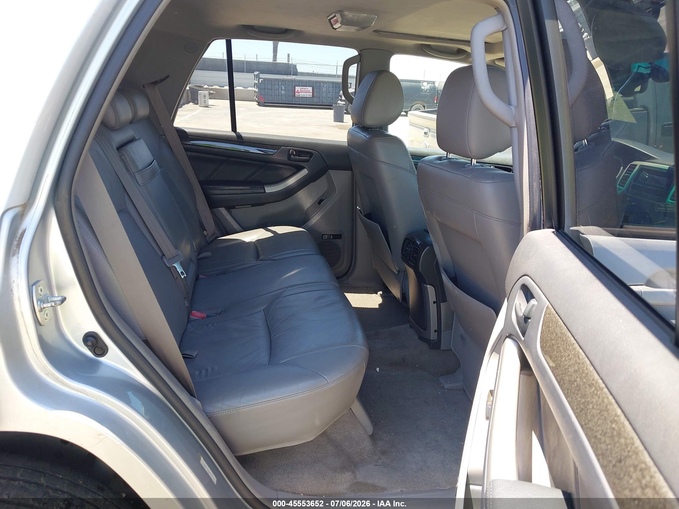 2003 Toyota 4runner Limited V8 Silver vin: JTEBT17R138004313