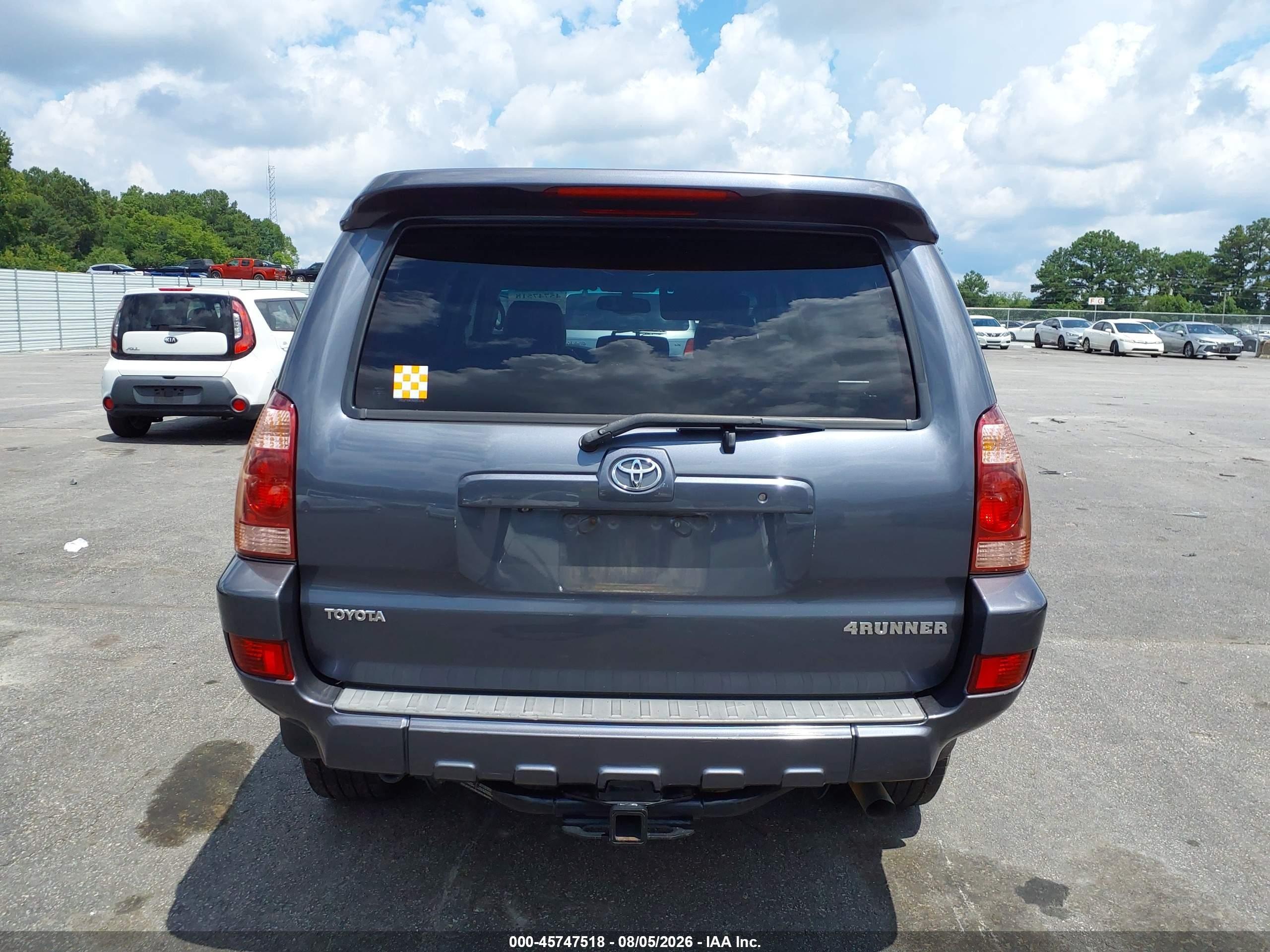 2005 Toyota 4runner Limited V8 Gray vin: JTEBT17R150053318