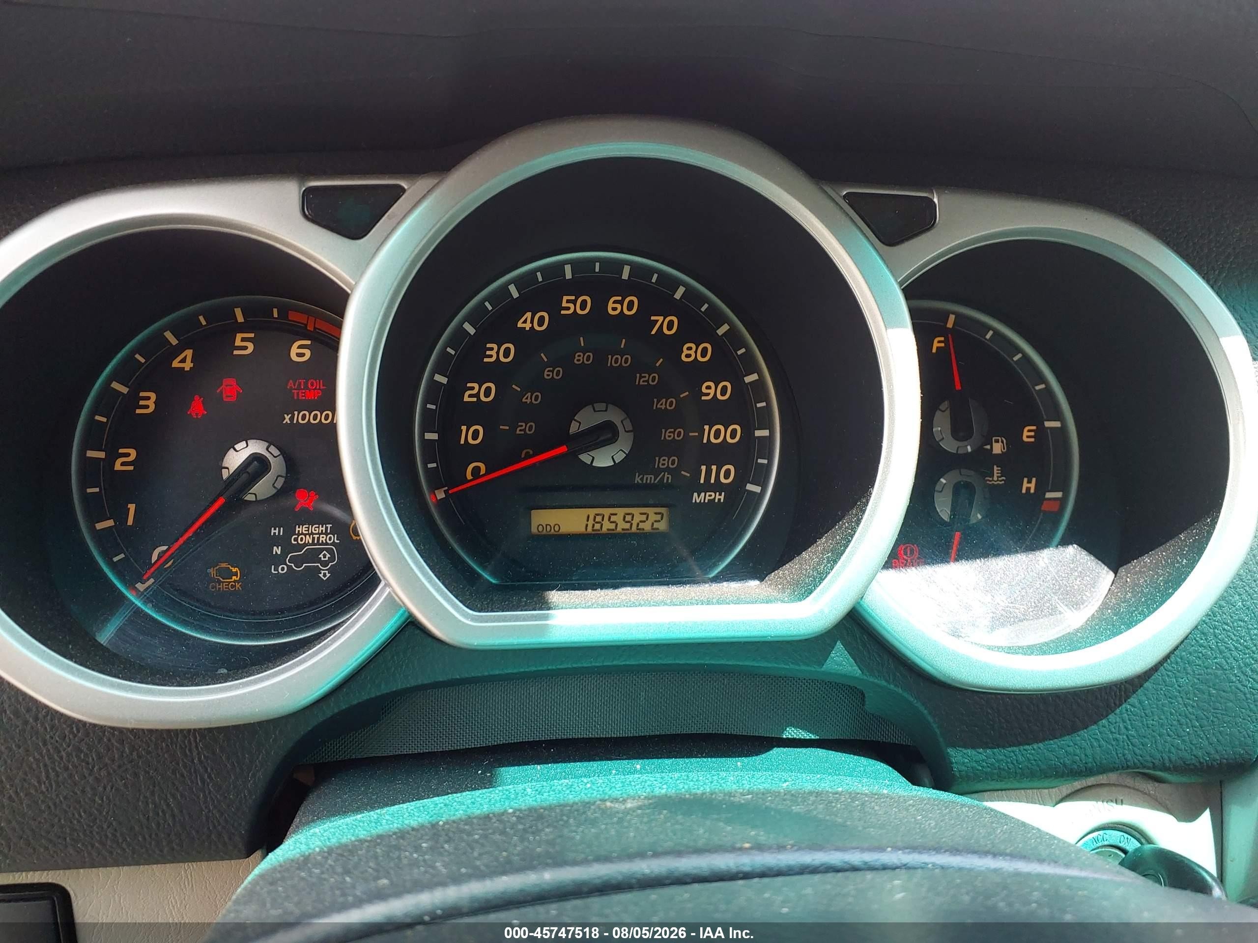 2005 Toyota 4runner Limited V8 Gray vin: JTEBT17R150053318