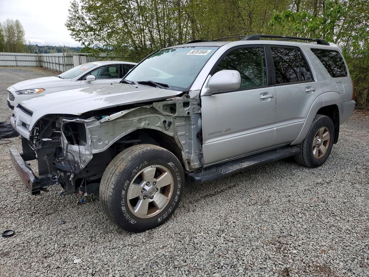 2005 Toyota 4runner Limited Silver vin: JTEBT17R158028775