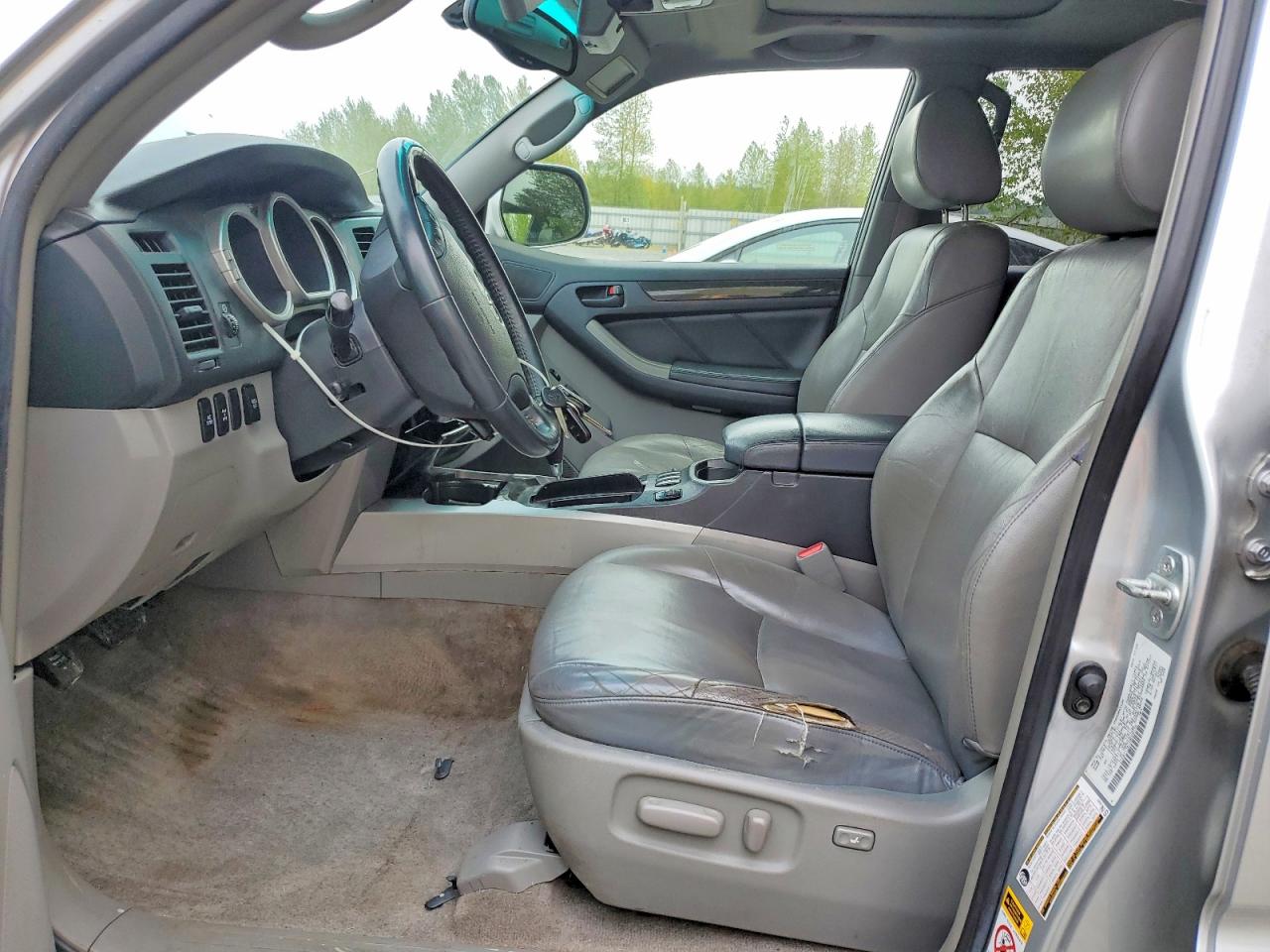 2005 Toyota 4runner Limited Серебряный vin: JTEBT17R158028775