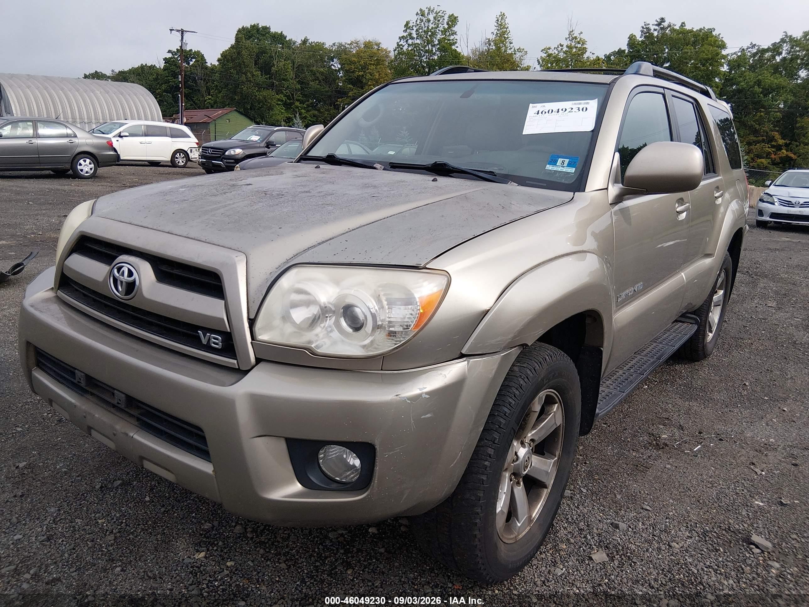 2006 Toyota 4runner Limited V8 Brown vin: JTEBT17R168029328