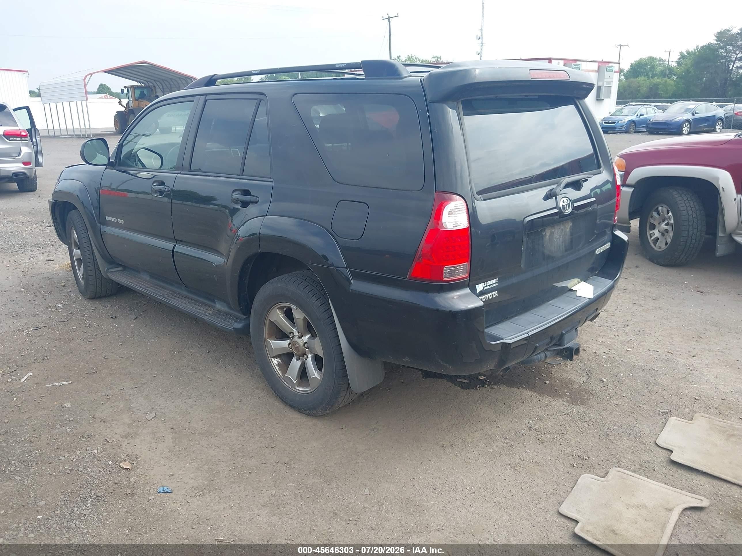 2009 Toyota 4runner Limited V8 Black vin: JTEBT17R19K006977
