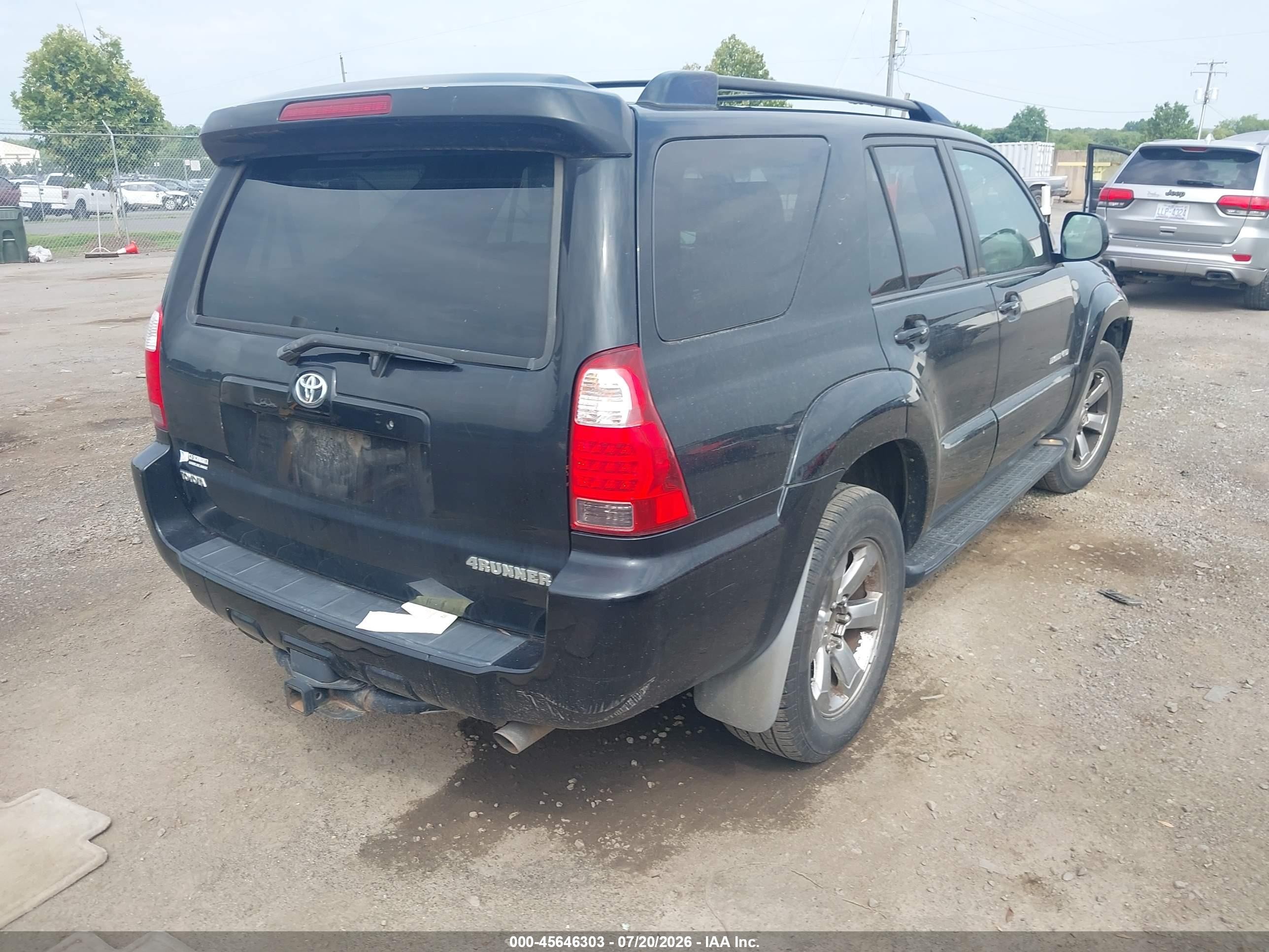 2009 Toyota 4runner Limited V8 Black vin: JTEBT17R19K006977