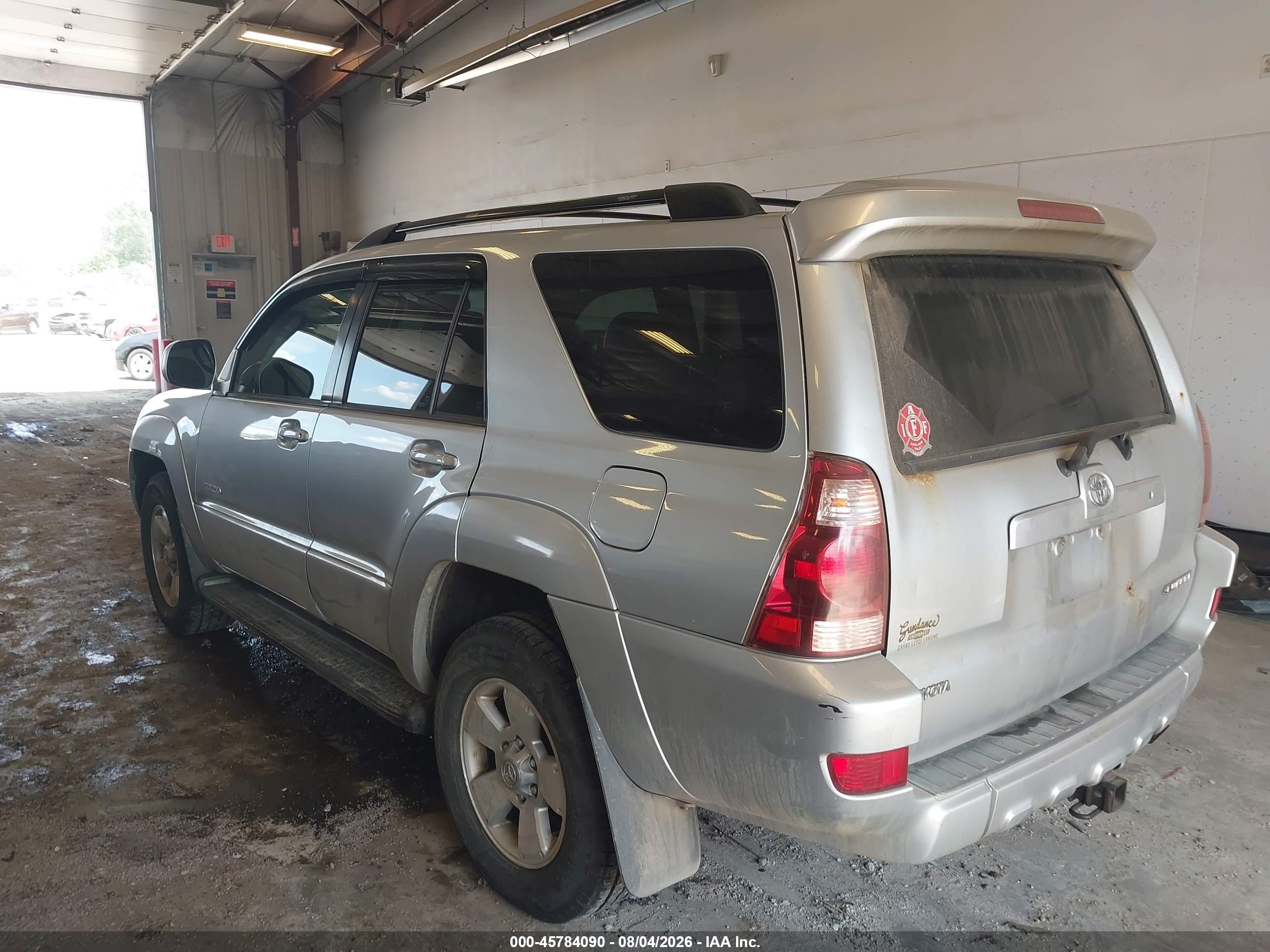 2005 Toyota 4runner Limited V8 Silver vin: JTEBT17R250052887