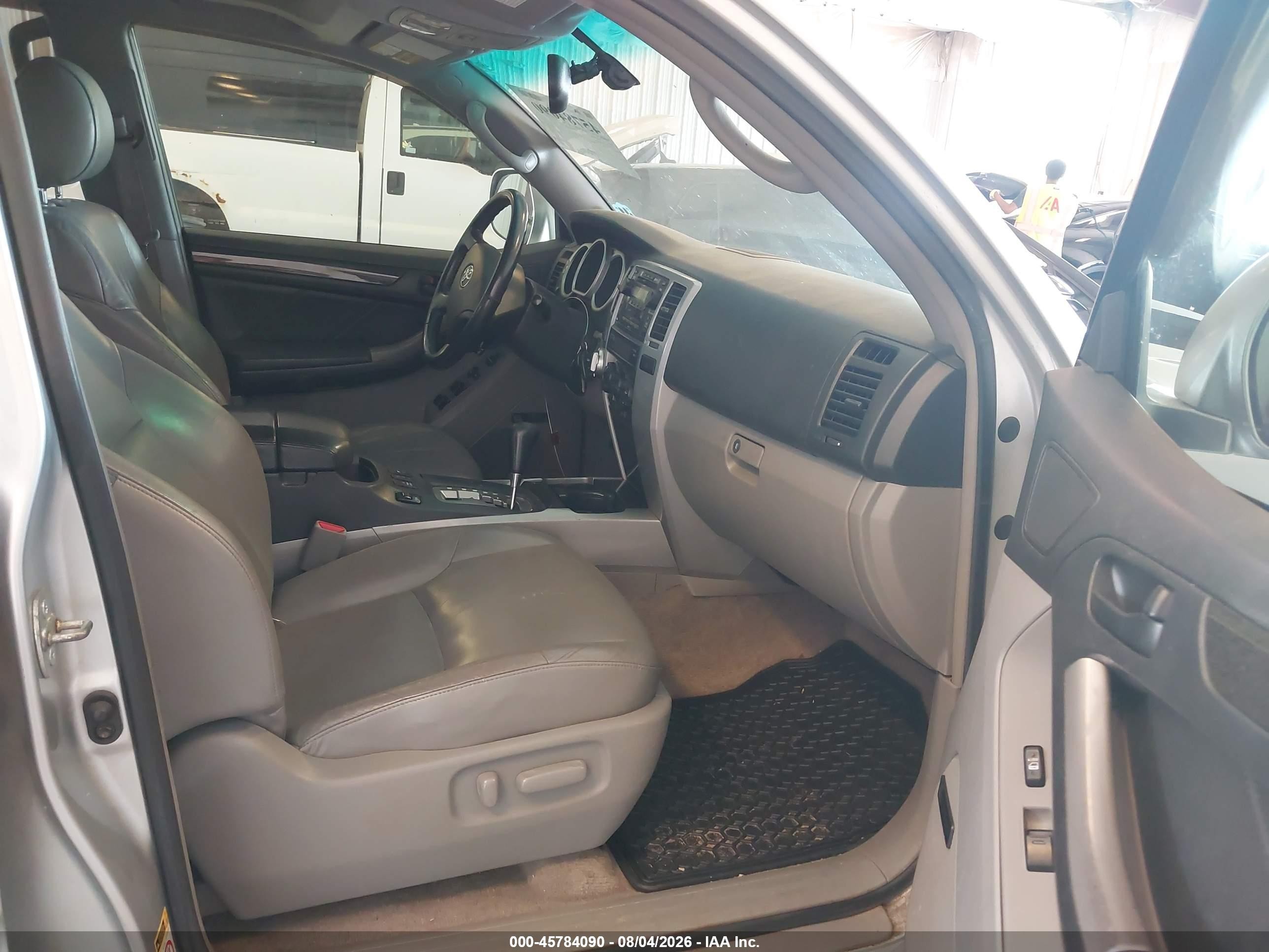 2005 Toyota 4runner Limited V8 Silver vin: JTEBT17R250052887