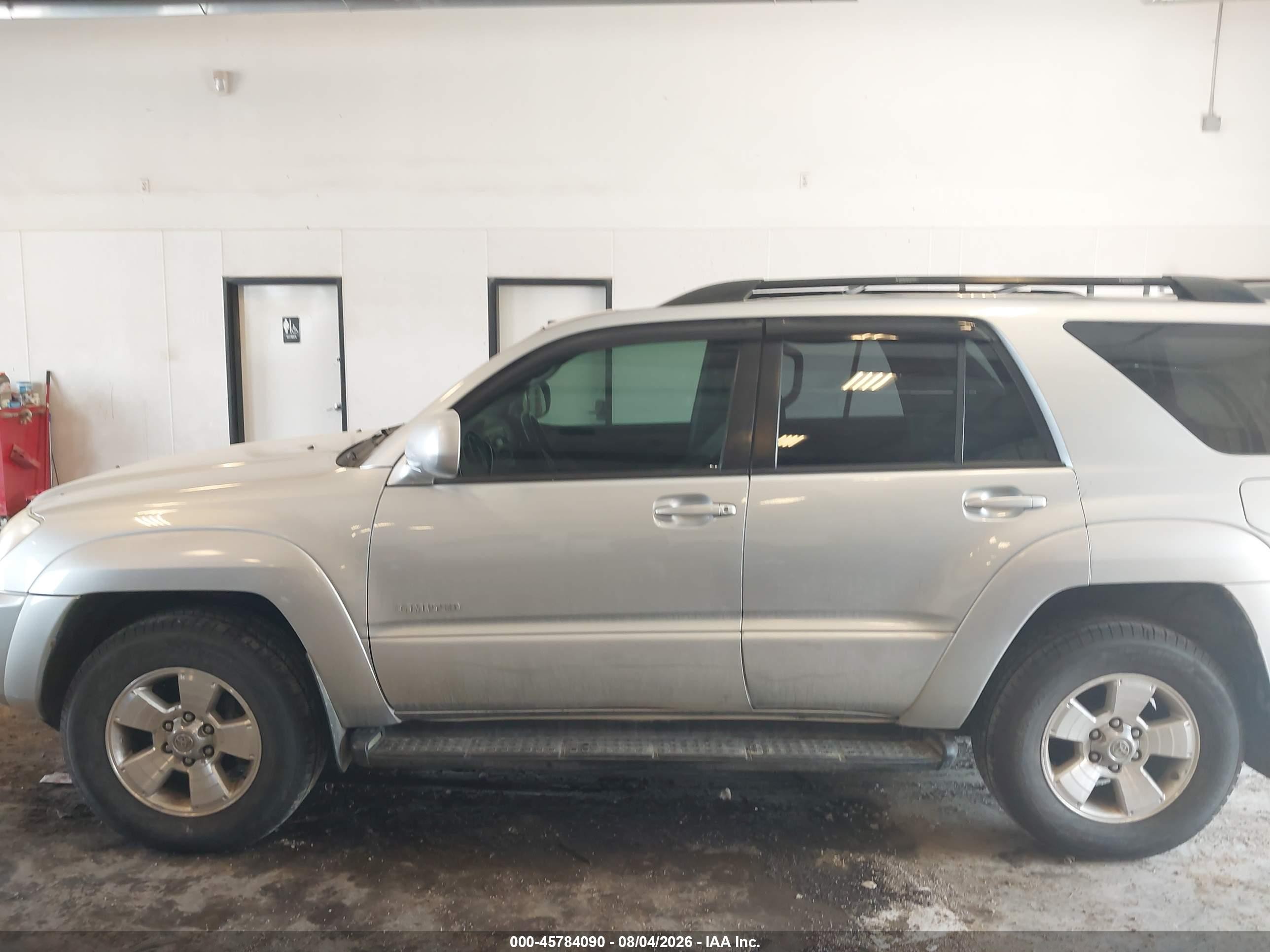 2005 Toyota 4runner Limited V8 Silver vin: JTEBT17R250052887