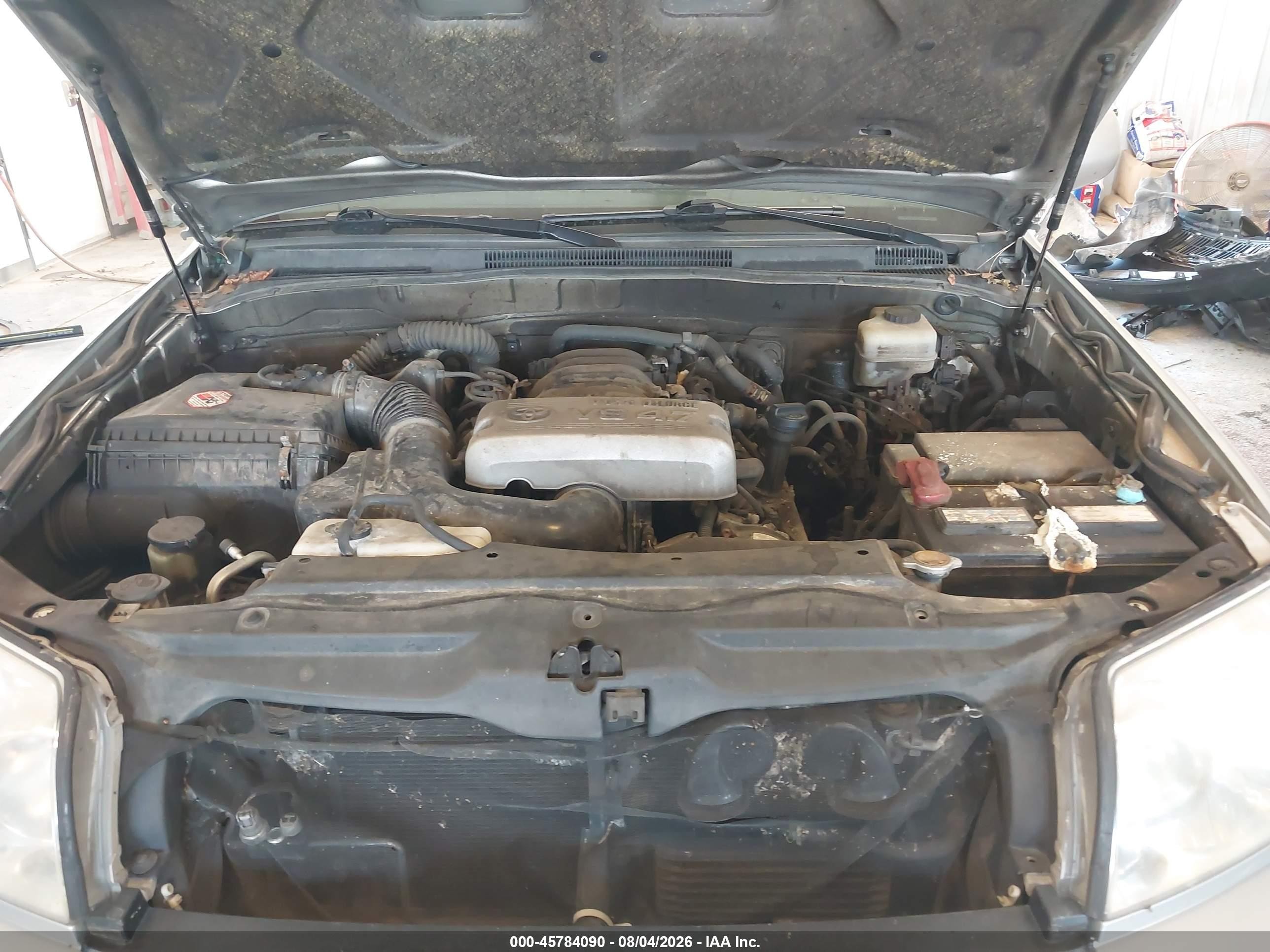 2005 Toyota 4runner Limited V8 Silver vin: JTEBT17R250052887