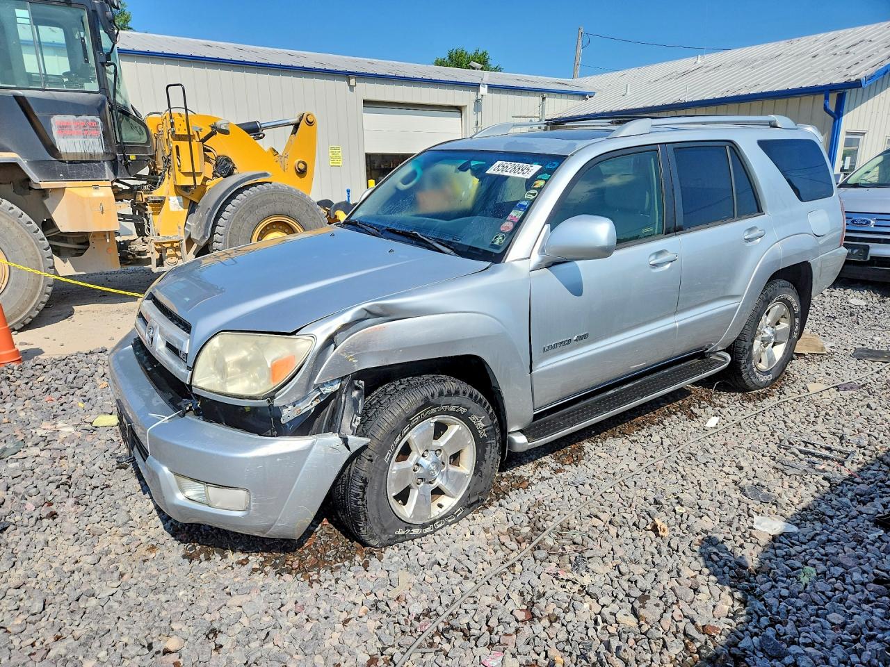 2003 Toyota 4runner Limited Silver vin: JTEBT17R330009463