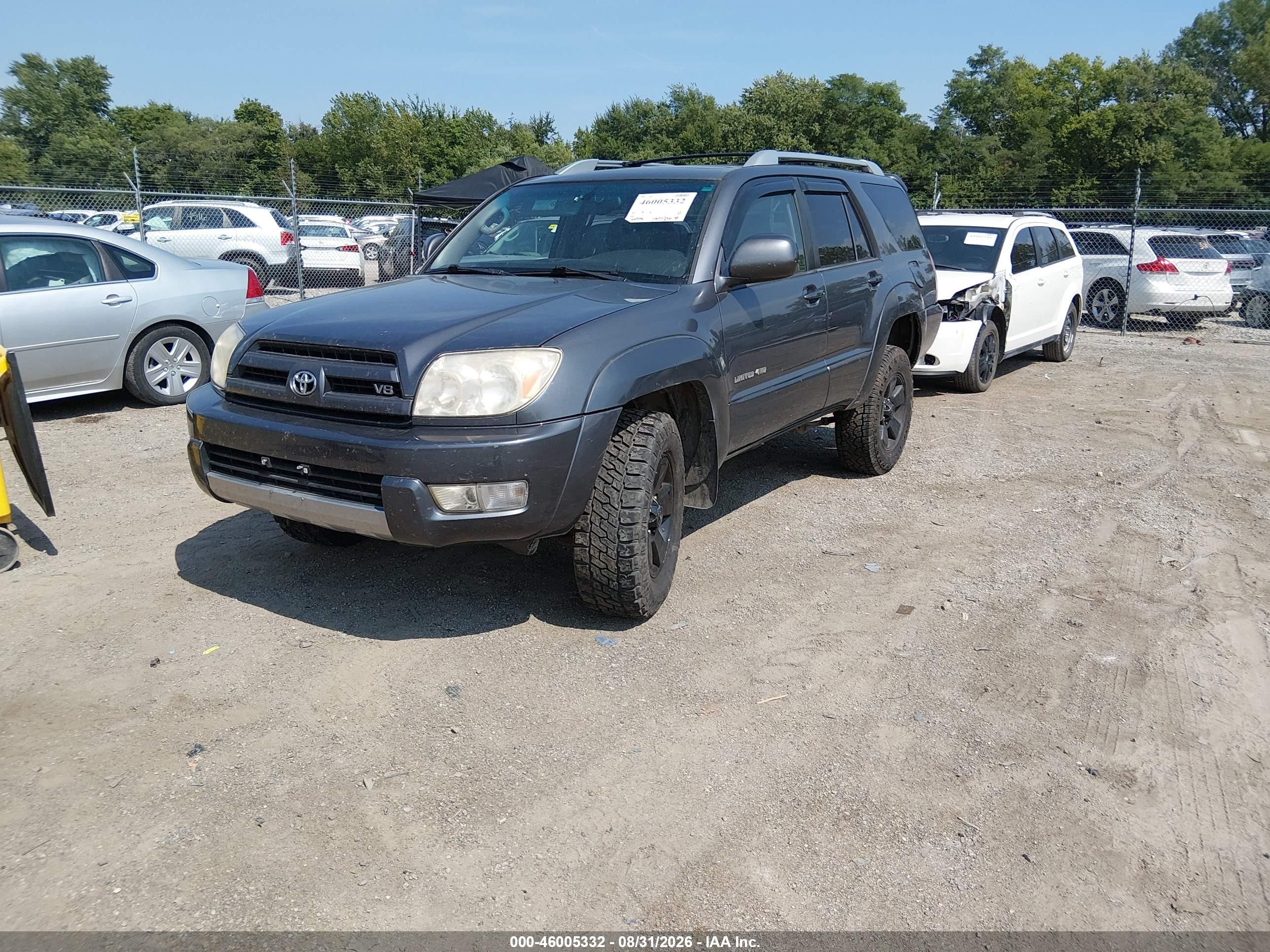2003 Toyota 4runner Limited V8 Blue vin: JTEBT17R330023105