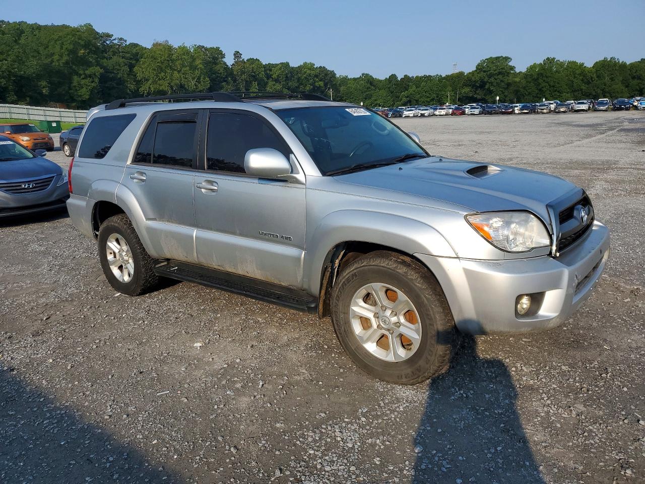 2007 Toyota 4runner Limited Silver vin: JTEBT17R378042535