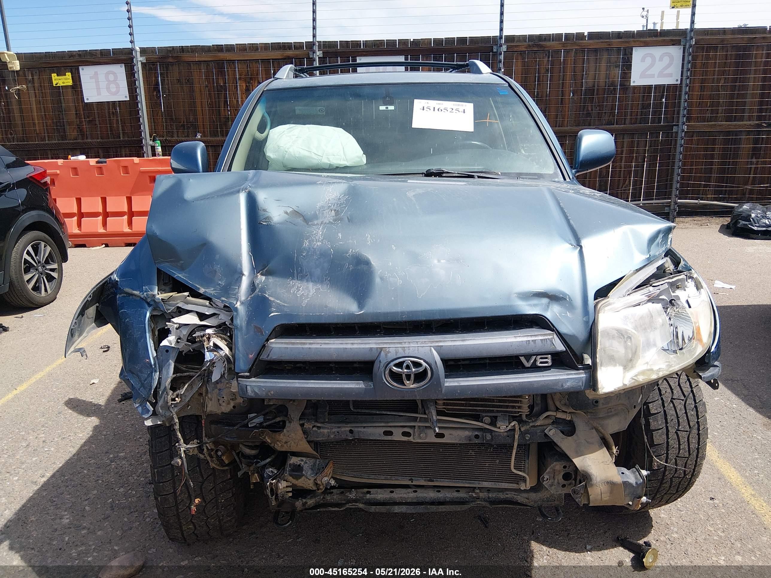 2003 Toyota 4runner Limited V8 Light Blue vin: JTEBT17R430026028